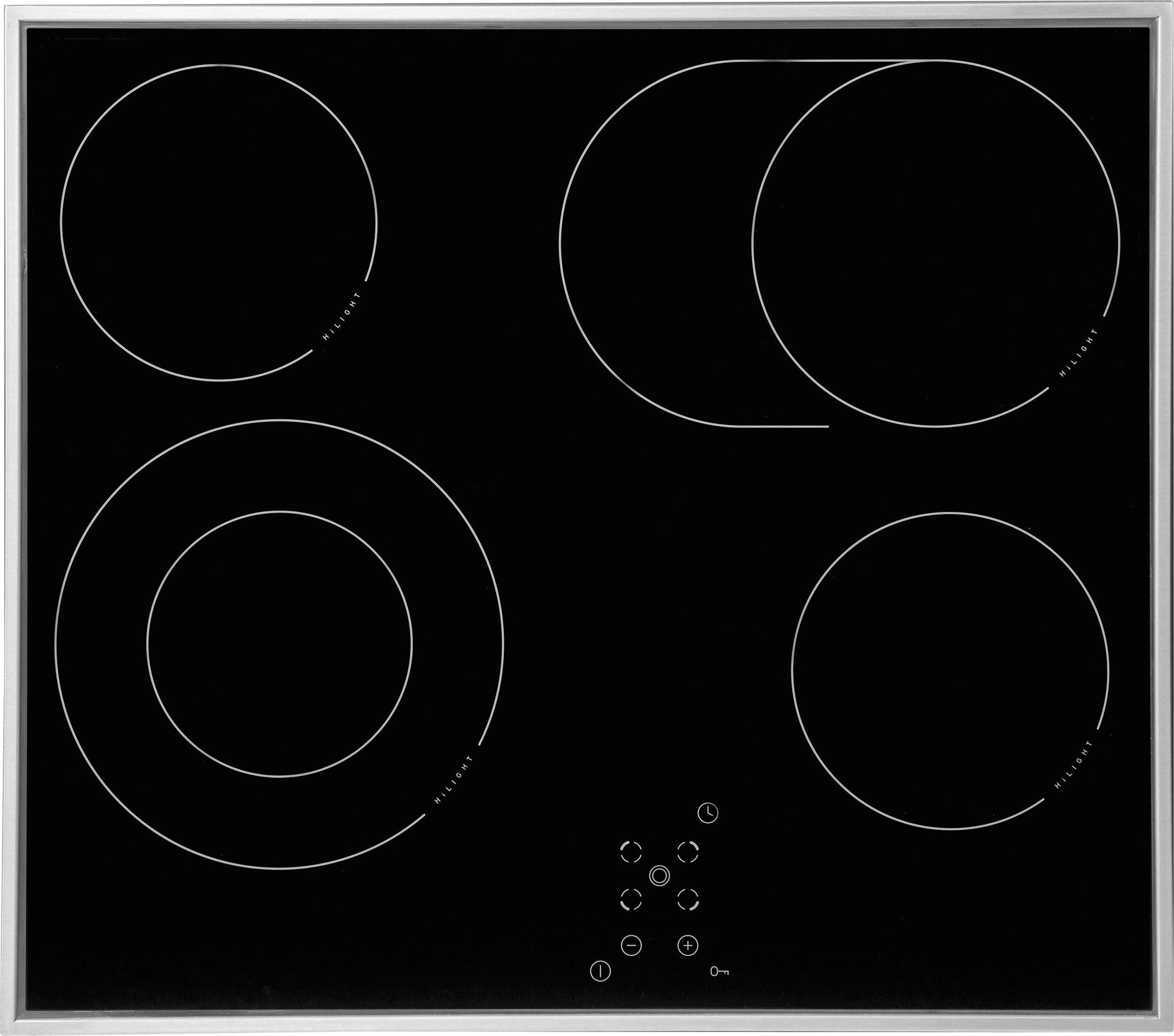 Amica Elektro-Kochfeld KMC 742 600 E, Einfache Bedienung für entspanntes und gleichmäßiges Kochen