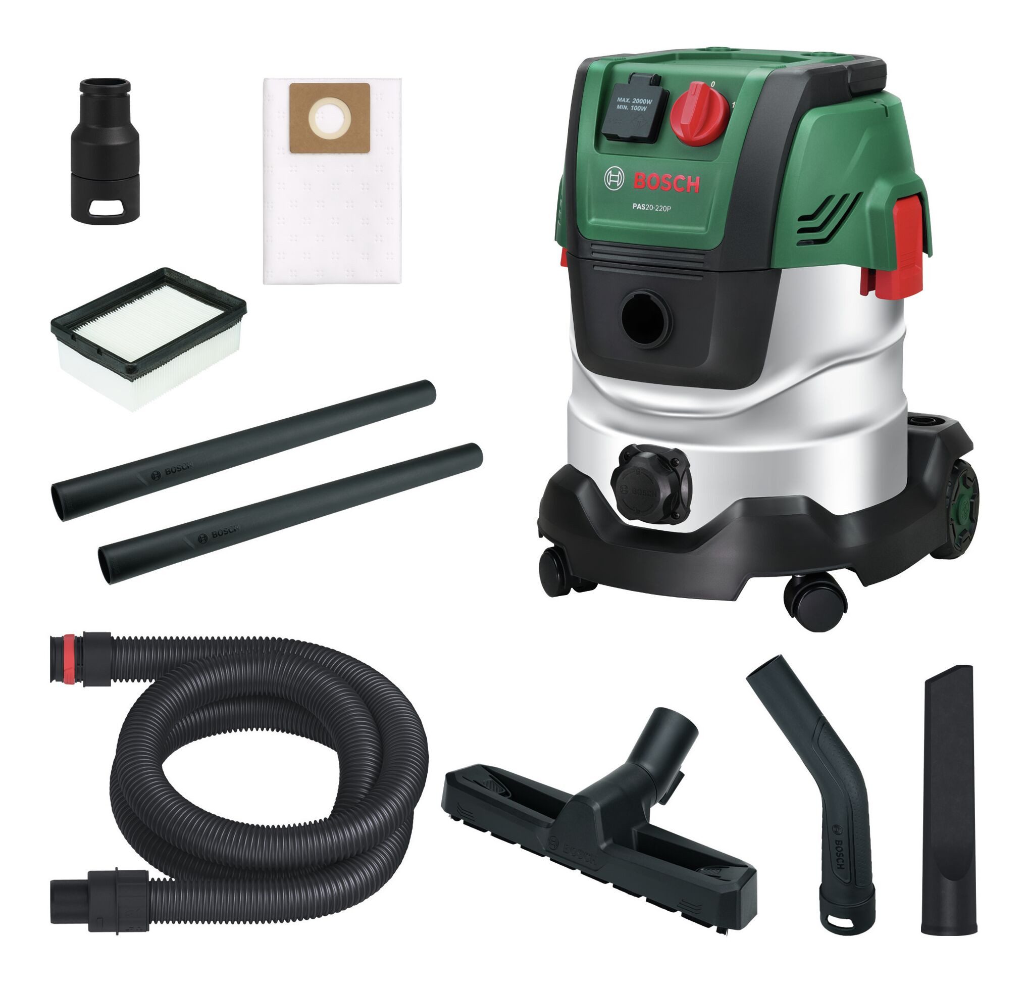 BOSCH Nass-Trocken-Sauger PAS, Allzwecksauger PAS20-220P - im Karton