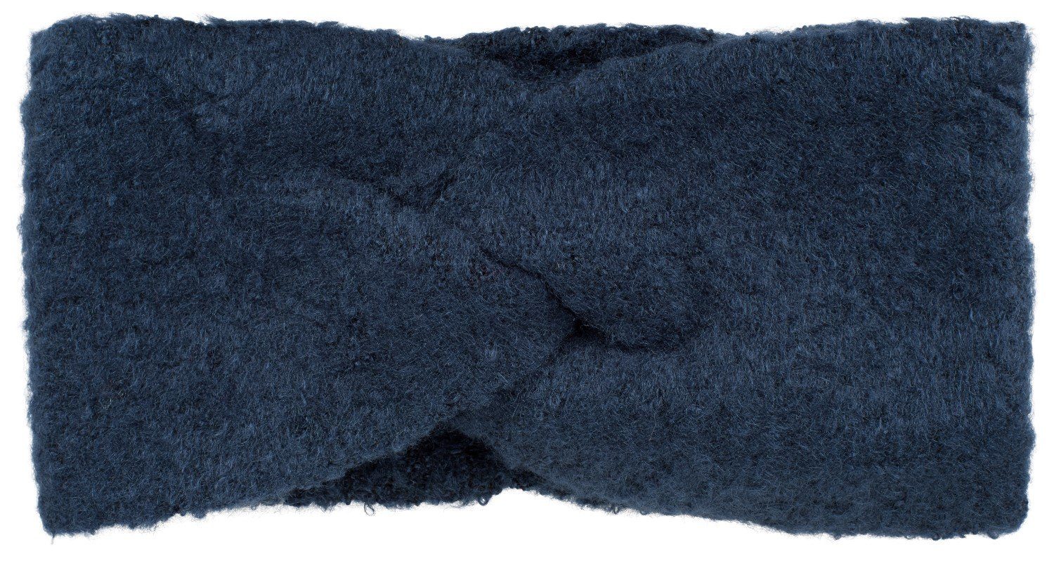Stirnband Feinstrick Stirnband meliert mit Twist Knoten
