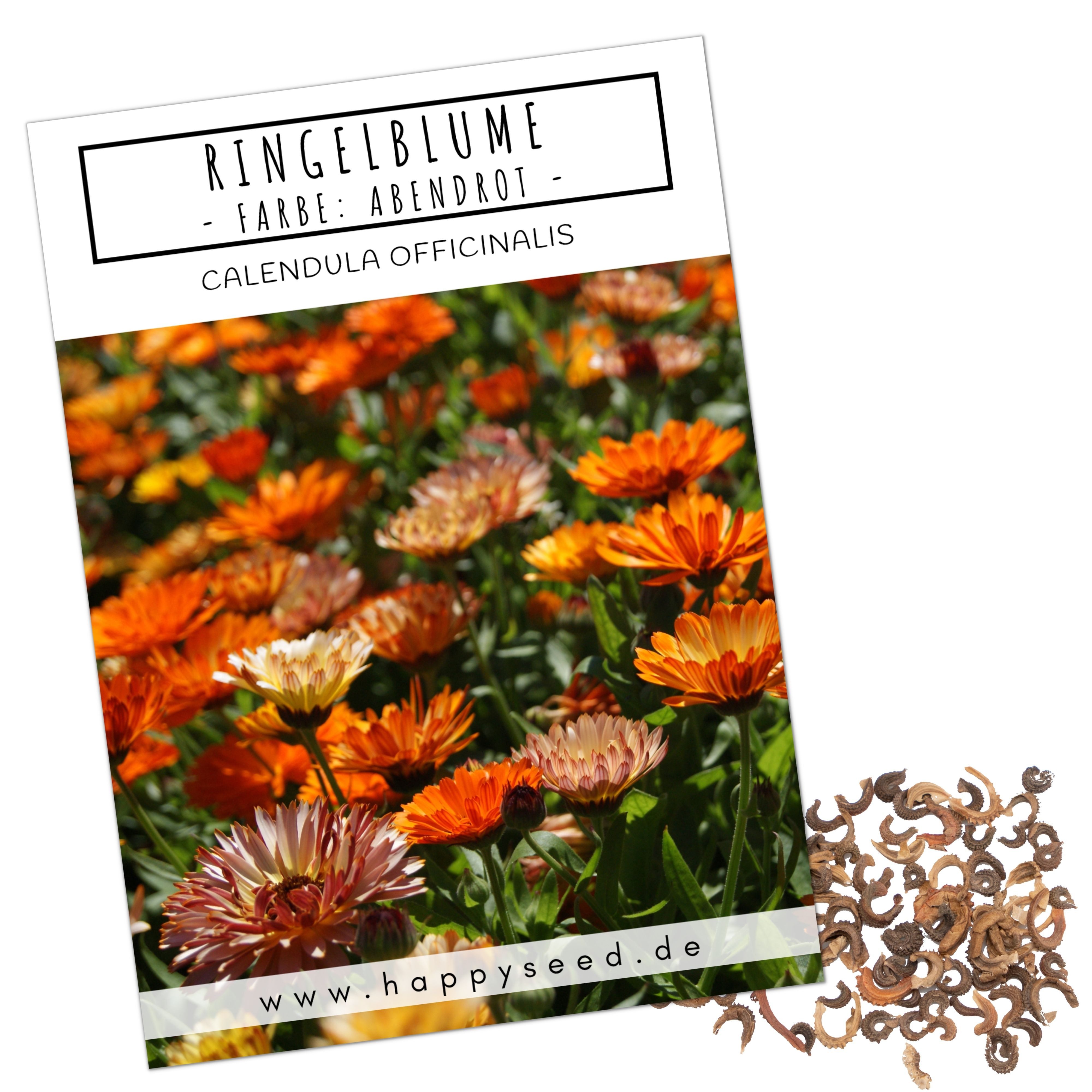 HappySeed Blumensamen Ringelblumen Samen - Calendula Officinalis (Abendrot) günstig online kaufen