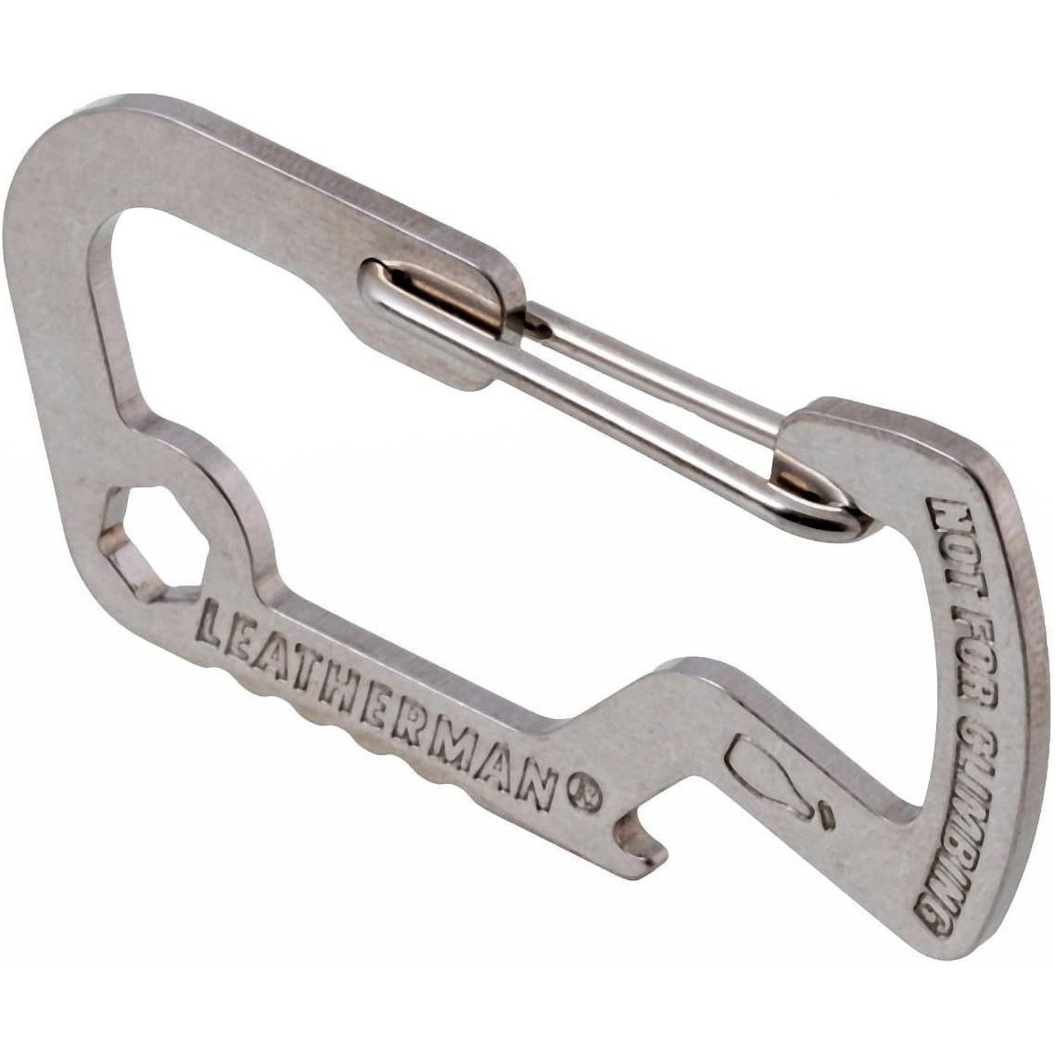 Leatherman Karabiner Leatherman Karabinerhaken Zubehör - mit Flaschenöffner - Edelstahl