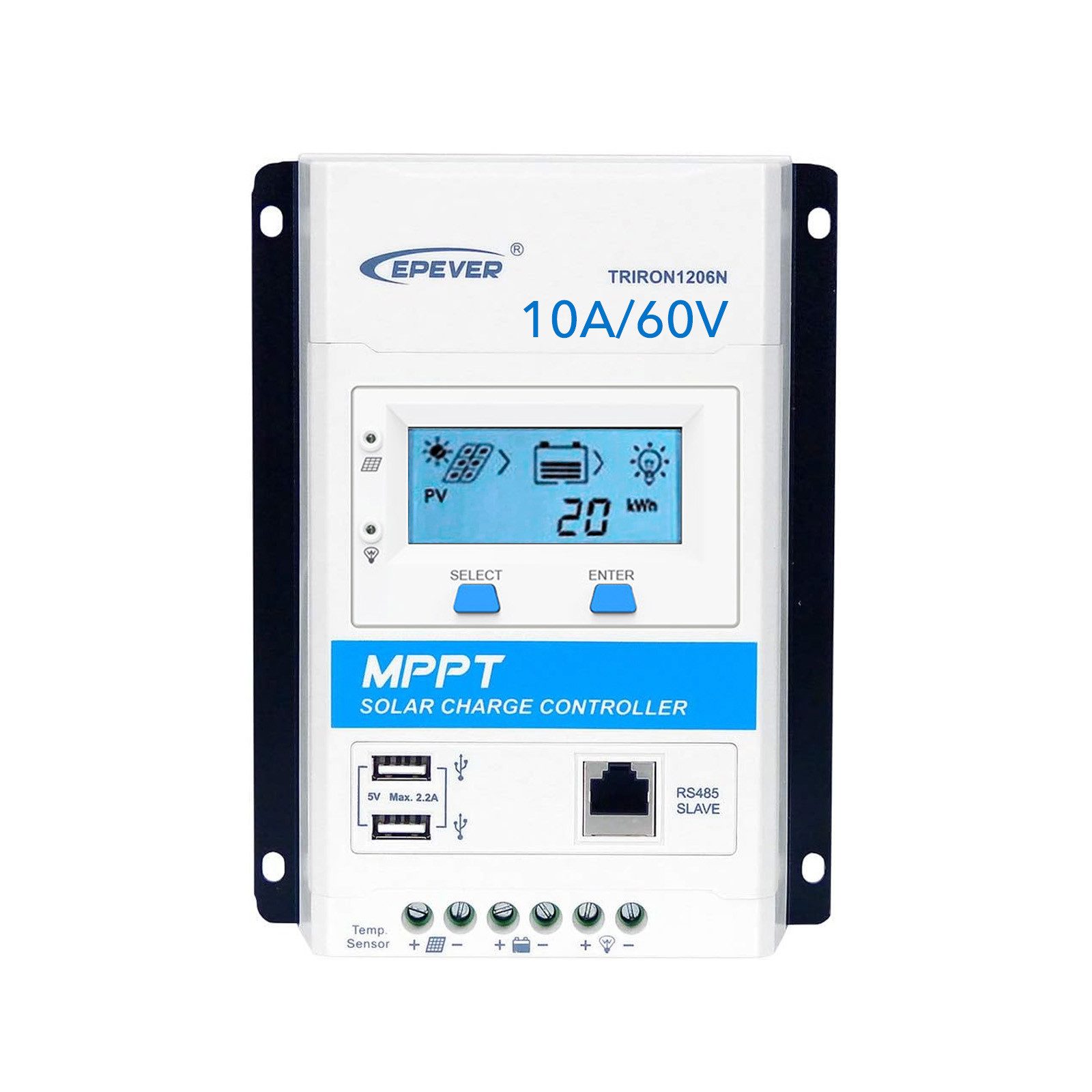 enjoy solar Solarladeregler EPEVER® Triron N Serien 10A-40A, 100V-150V, 12V/24VDC, Design des Master-Slave-Schnittstellenmoduls
