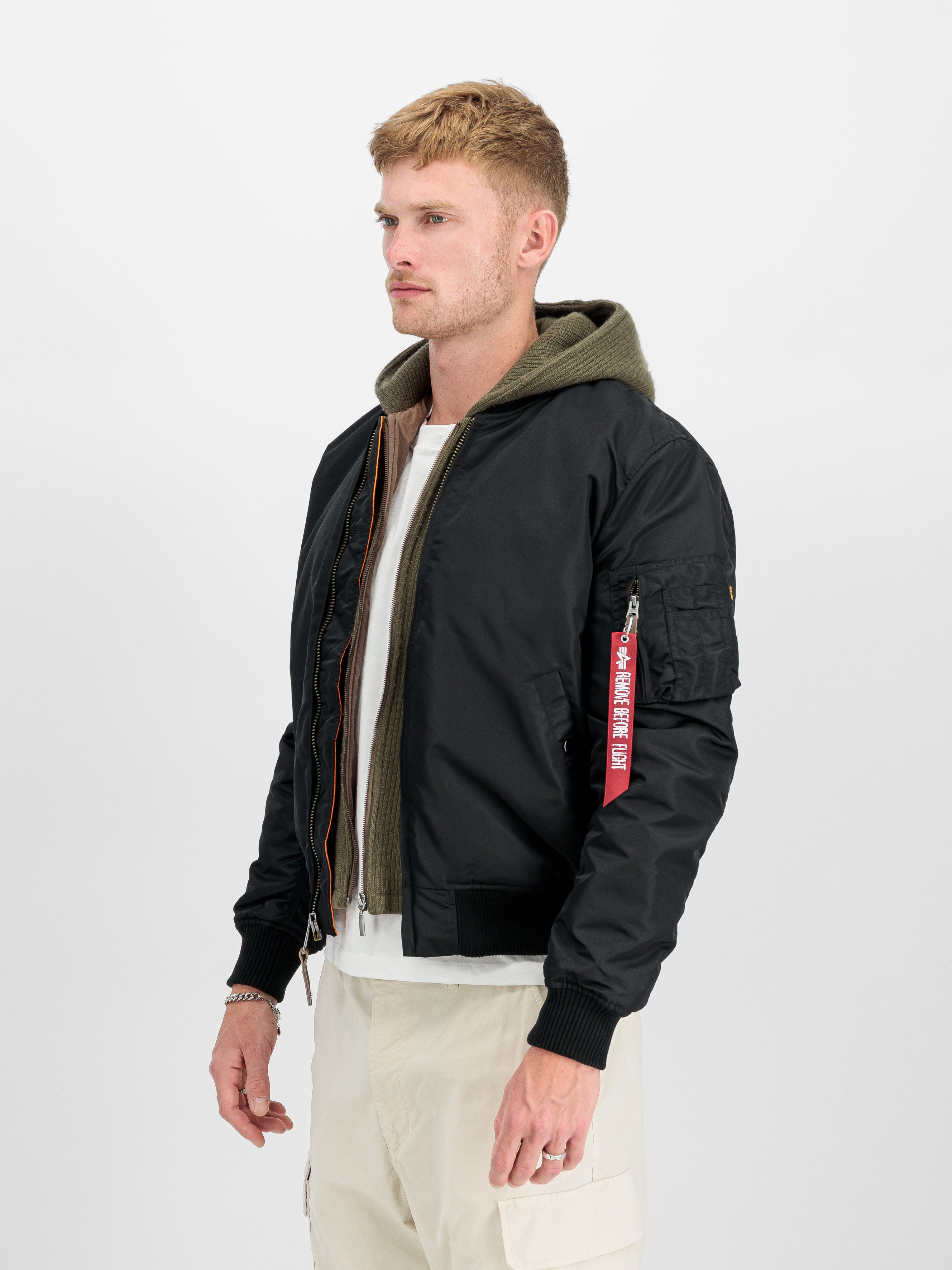 Alpha Industries Bomberjacke MA-1 VF Vintage Fit 59 Kunstfaser, slim fit