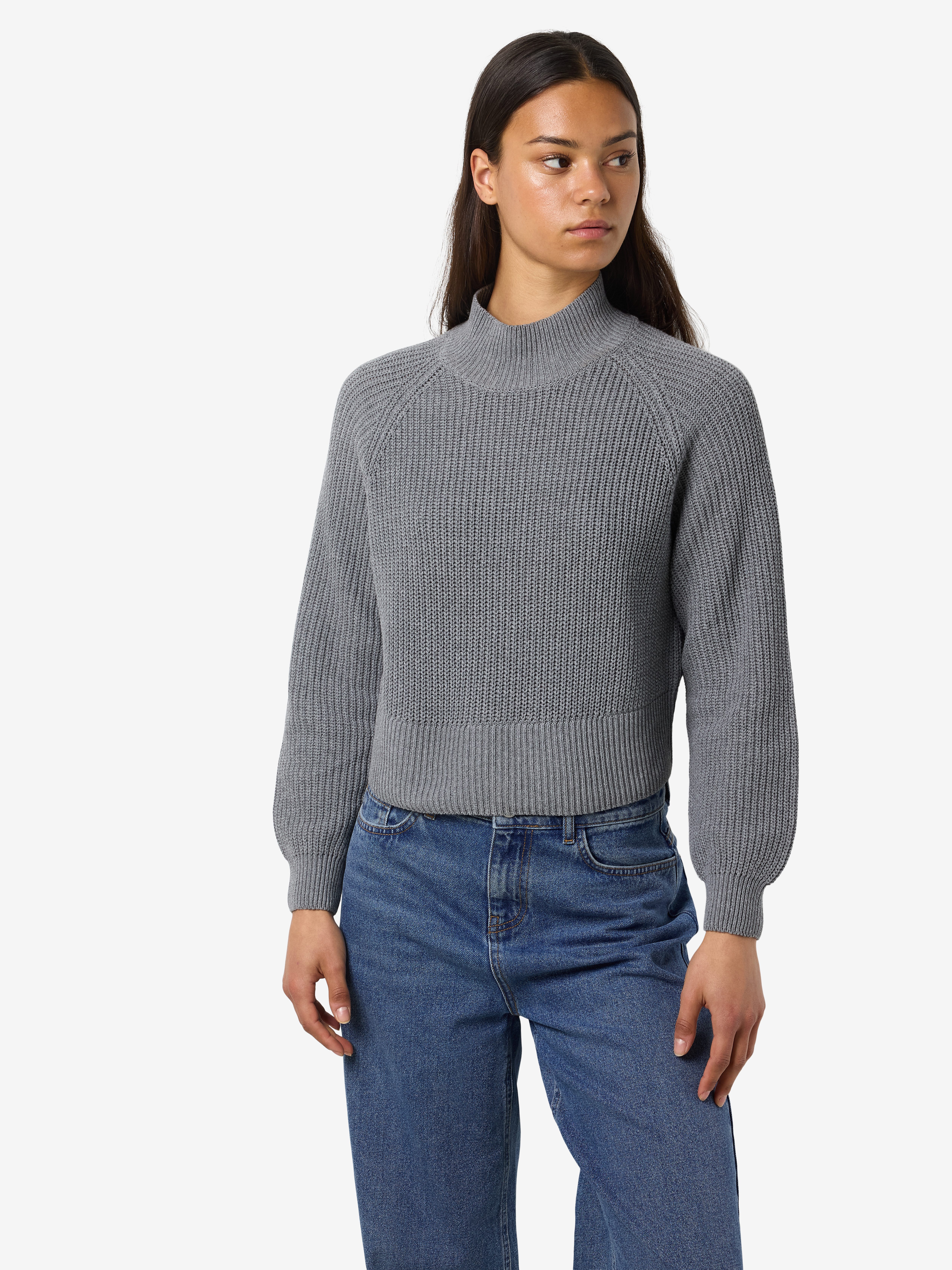 Noisy may Stehkragenpullover NMDARA L/S HIGH NECK KNIT FWD NOOS