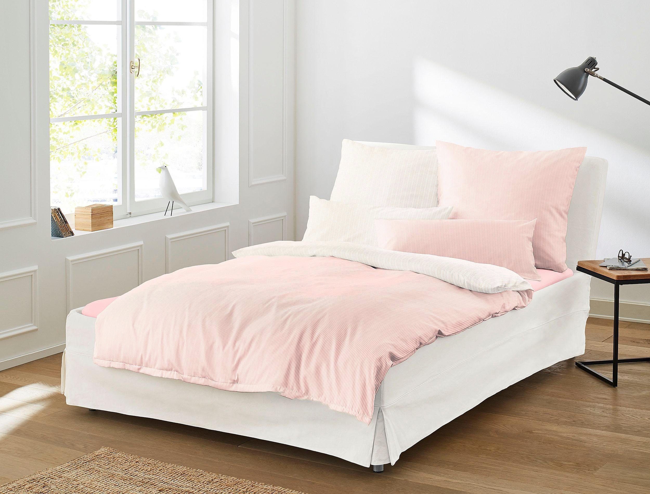 Irisette Wendebettwäsche Linea, Mako-Satin, 2 teilig, Hochwertige Premium Постельное белье