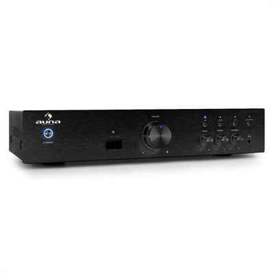 Auna »AV2-CD508BT HiFi-Verstärker 600Wmax. schwarz« Audioverstärker (Anzahl Kanäle: 3-Kanal, 600 W, Digital Audio Bluetooth Verstärker HiFi Stereo Amplifier)