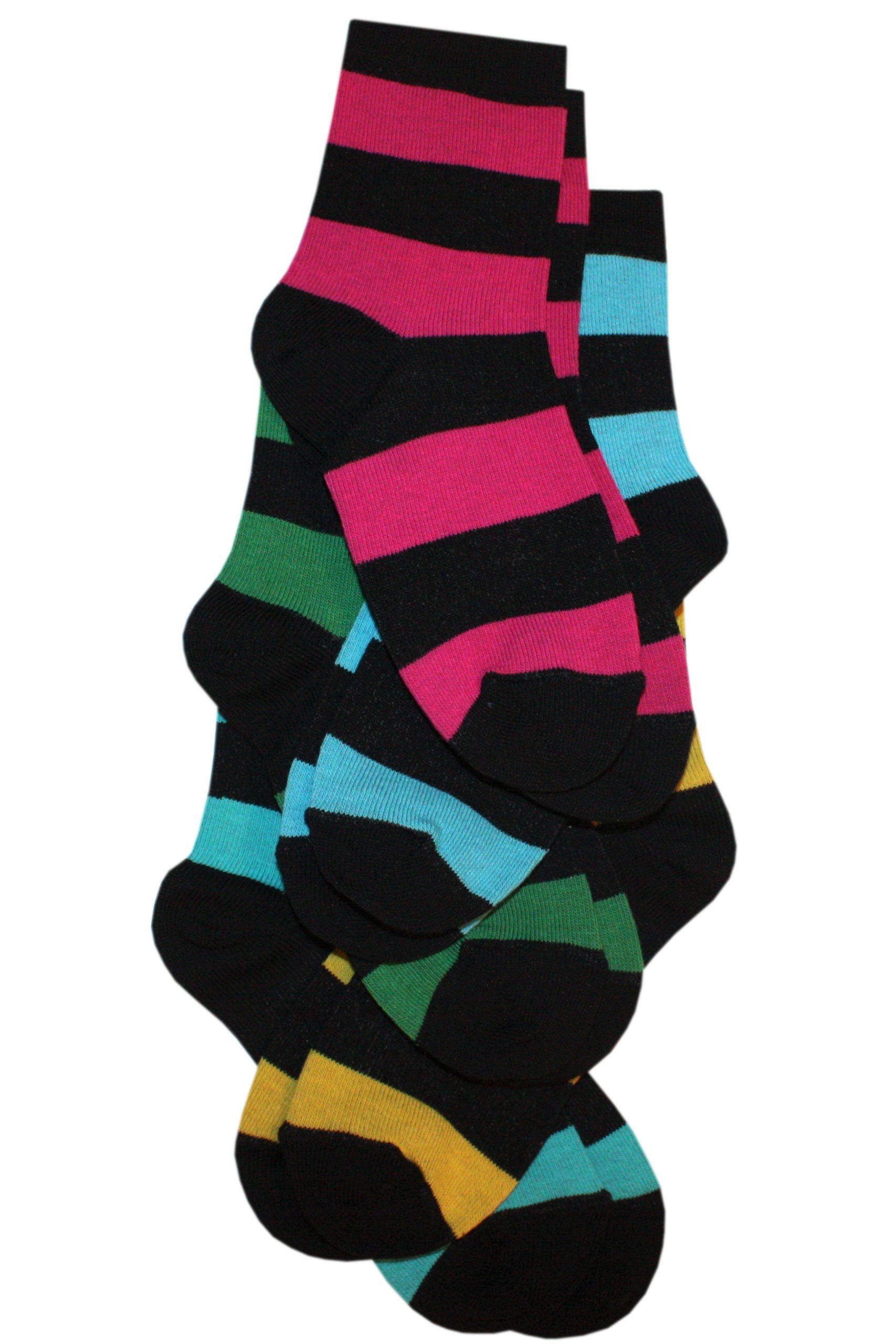 Wäsche/Bademode Socken WERI SPEZIALS Strumpfhersteller GmbH Socken Kinder Socken 5-er Pack Blockringel aus Baumwolle (Set) 5er-P