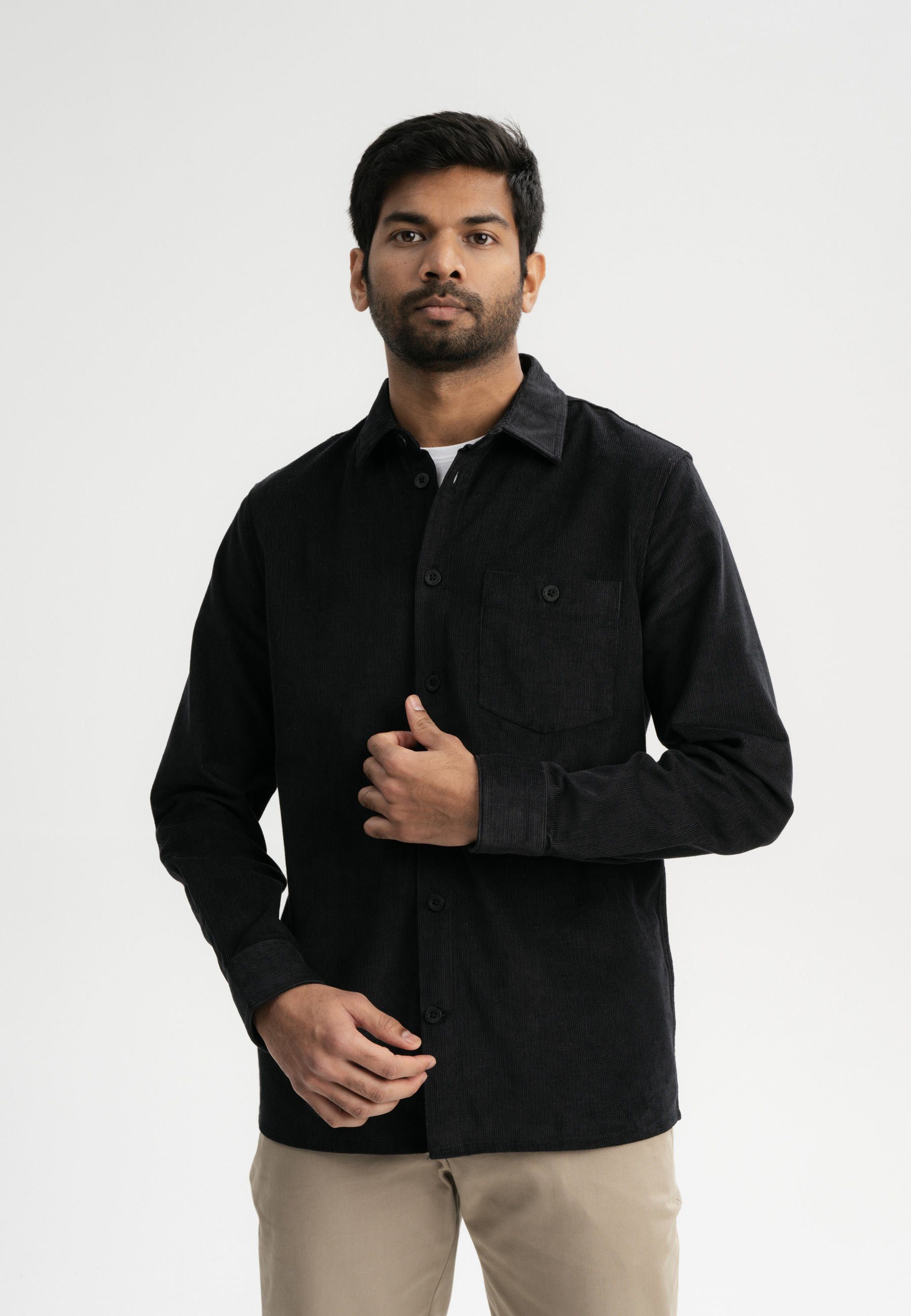 MELA Langarmhemd Cord Hemd Style NIMIT