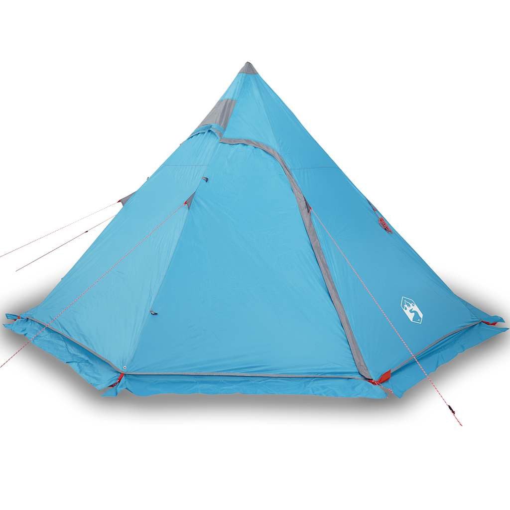 Tipi-Zelt Tipi-Campingzelt 5 Person Blau Wasserdicht