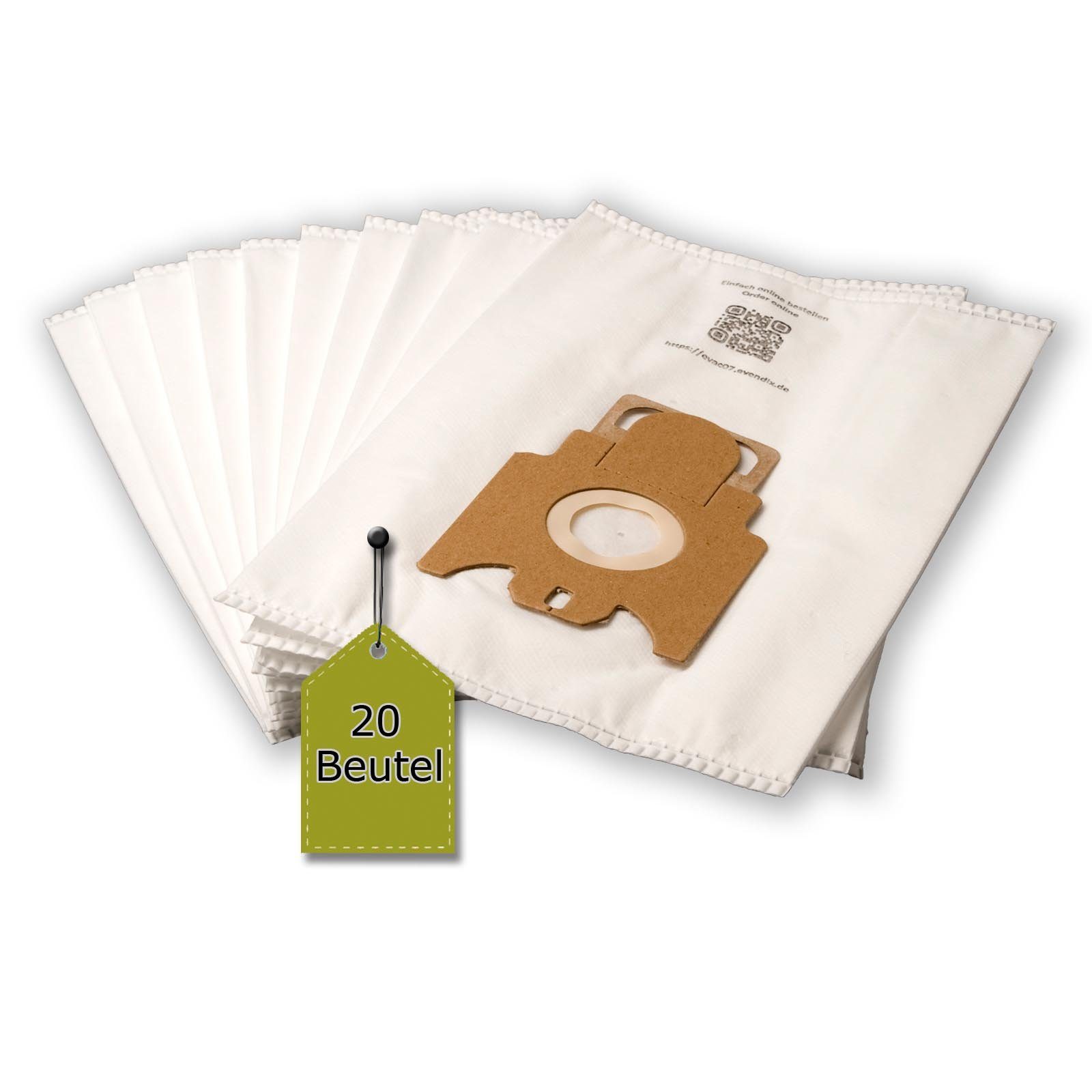 eVendix Staubsaugerbeutel 20 Staubsaugerbeutel passend für HOOVER H 73, passend für HOOVER, 20 St., HOOVER H 73