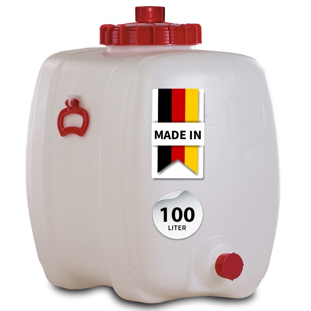 Graf Kanister Universal-Fass 100 Liter oval aus lebensmittelechten PE