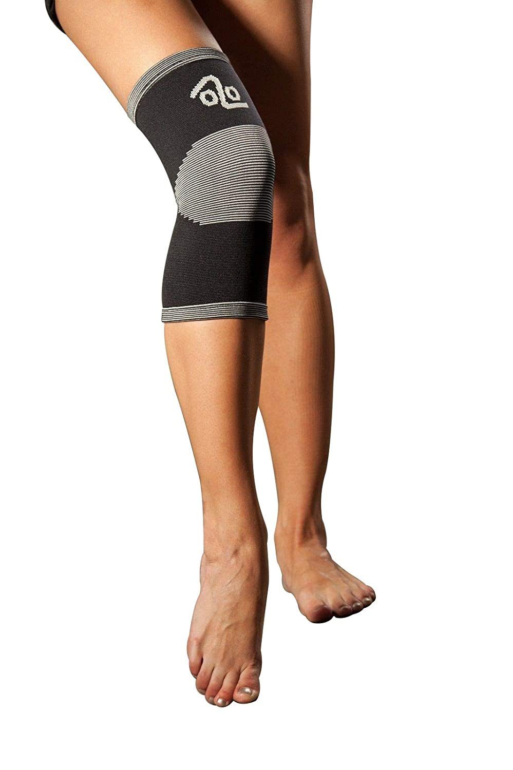 Kniebandage KN27001AR Kniestütze aus Viskose mit Anti-Rutsch-Noppen, Knieorthese