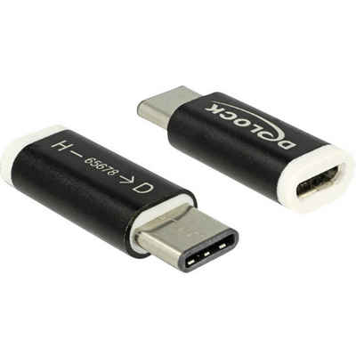 Delock »USB Type-C™ 2 Adapter Micro-B Buchse (Host) zu« USB-Adapter