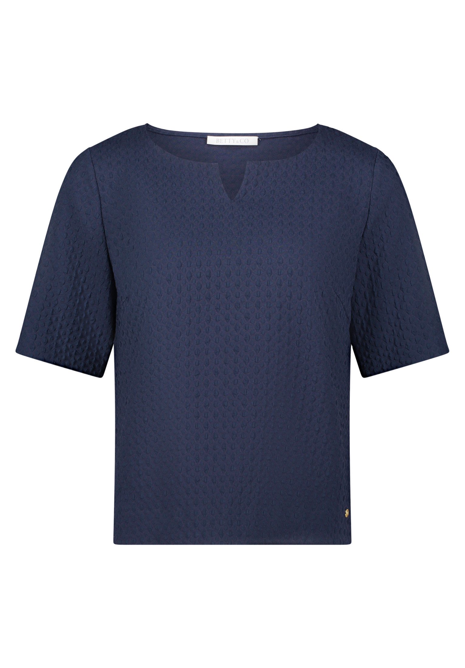 Betty&Co Kurzarmbluse Bluse Kurz 1/2 Arm