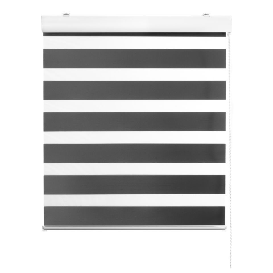 Doppelrollo Doppelrollo mit Kassette Matt Weiss Duorollo Rollo Rolljalousie, ventanara