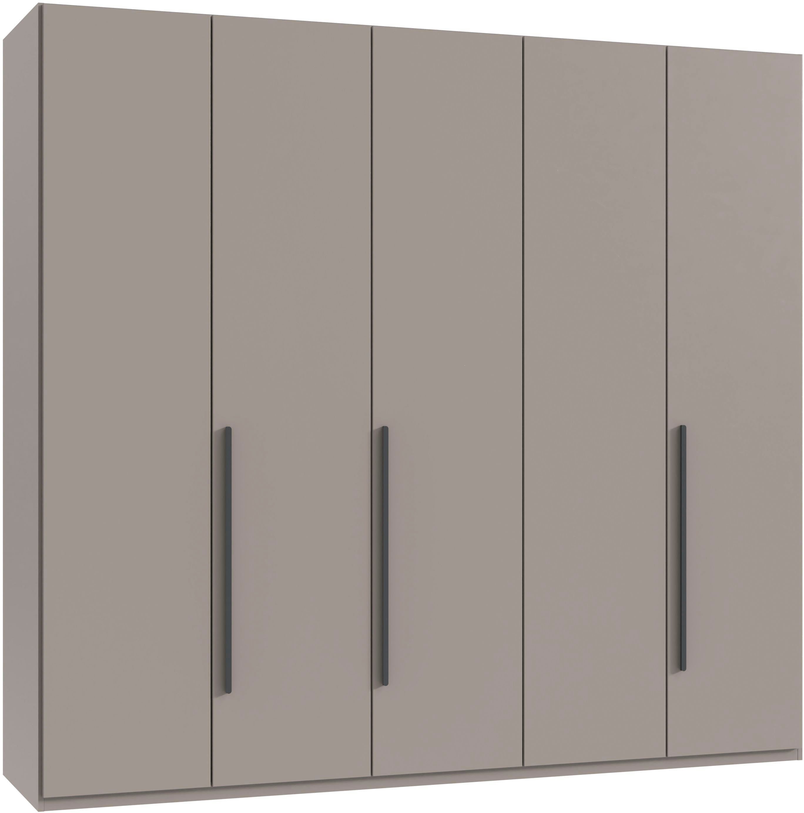 Wimex Drehtürenschrank Kleiderschrank London, in den Breiten 180cm, 225cm oder 270cm (mit verschiedenen Griffen in goldfarben, silberfarben oder schwarz) wahlwe – Bild 2 von 5