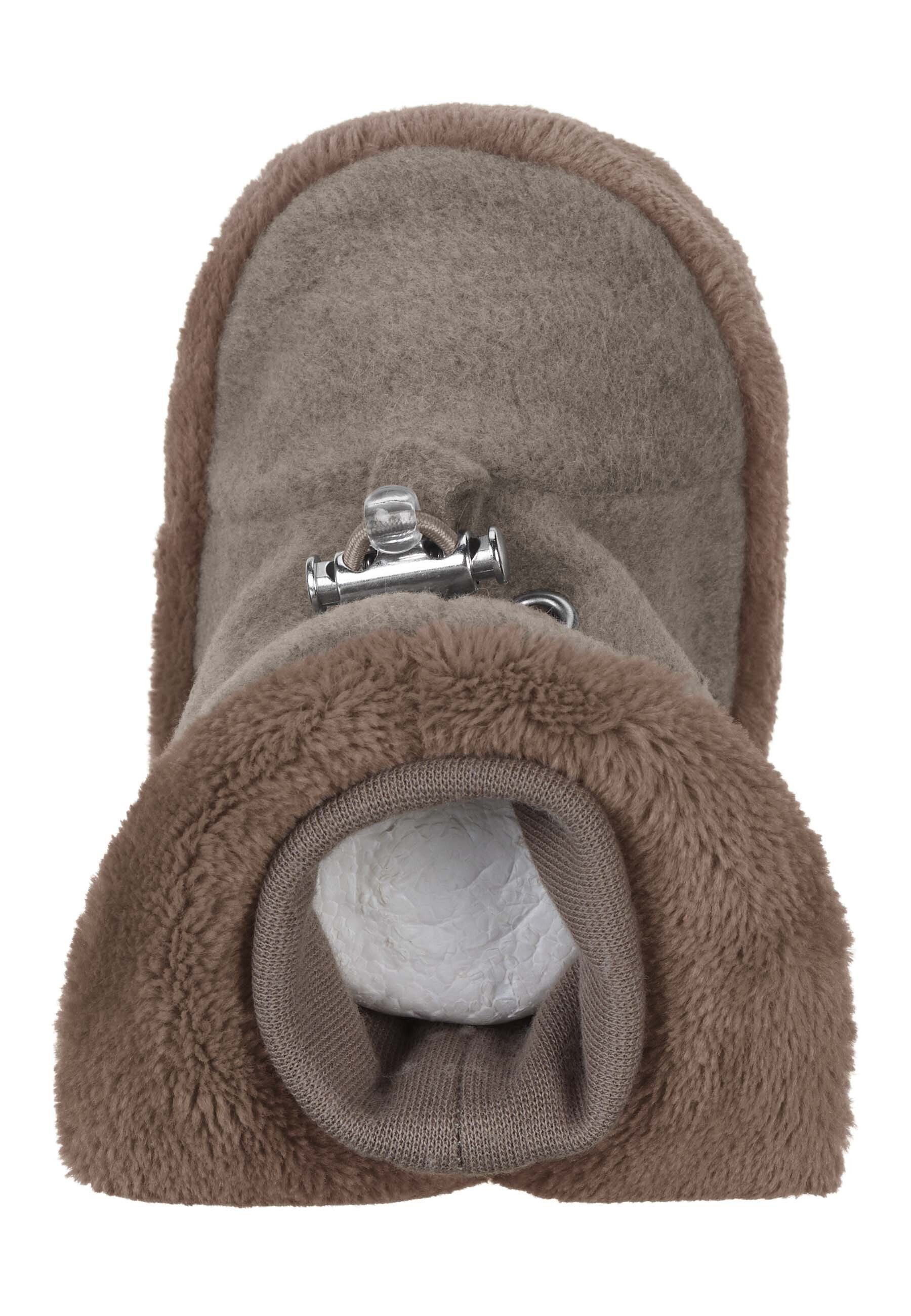 Sterntaler® Baby Stiefel uni Outdoorschuh (1-tlg) Microfleece Baby-Stiefel, Teddy-Futter, Kordelstopper, rutschfest