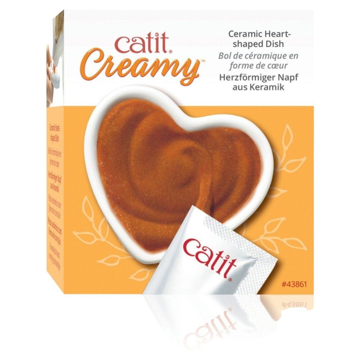 Catit Futternapf Creamy Porzellanherz