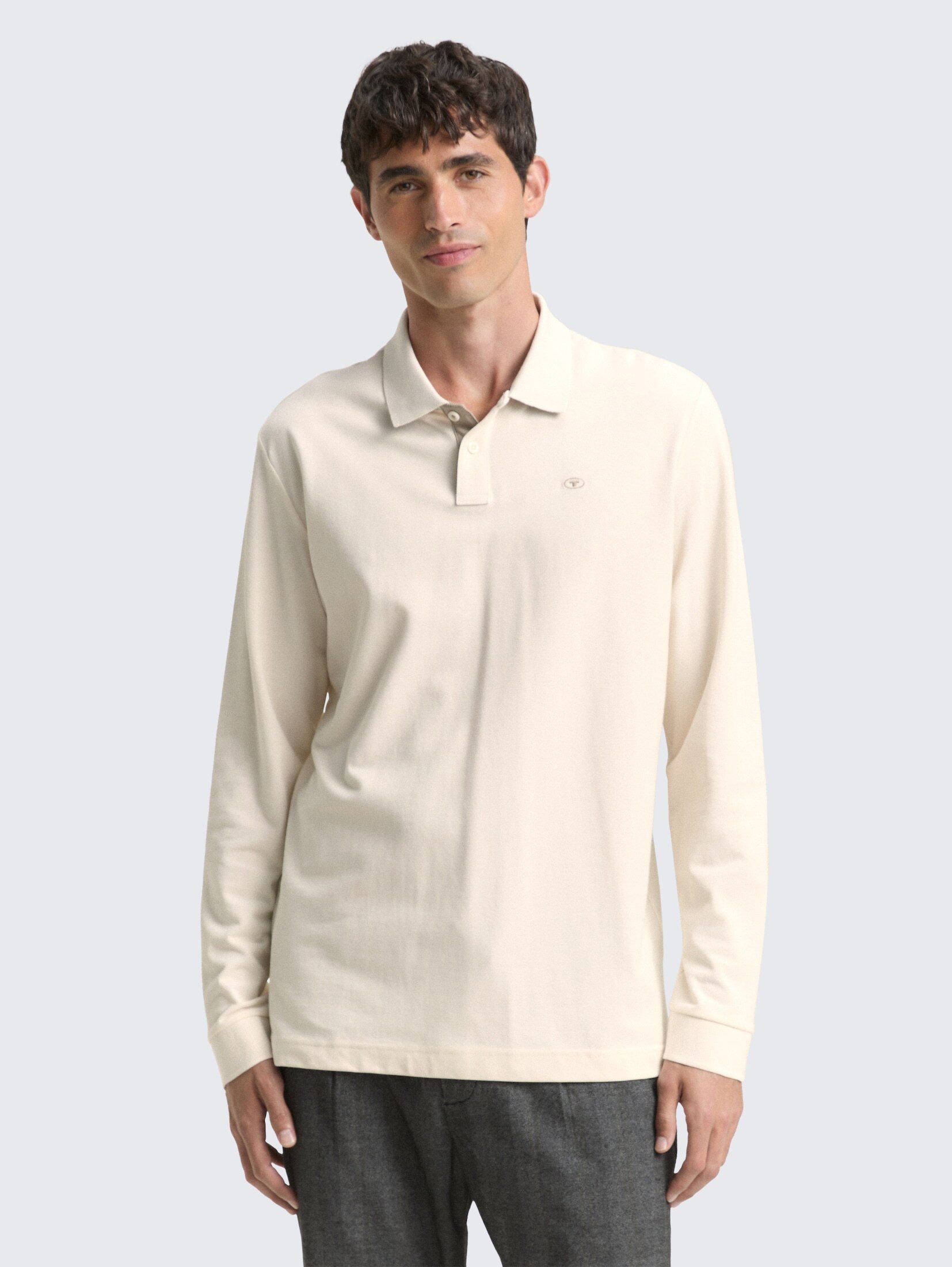TOM TAILOR Langarm-Poloshirt Поло Longsleeve Piqué Poloshirt