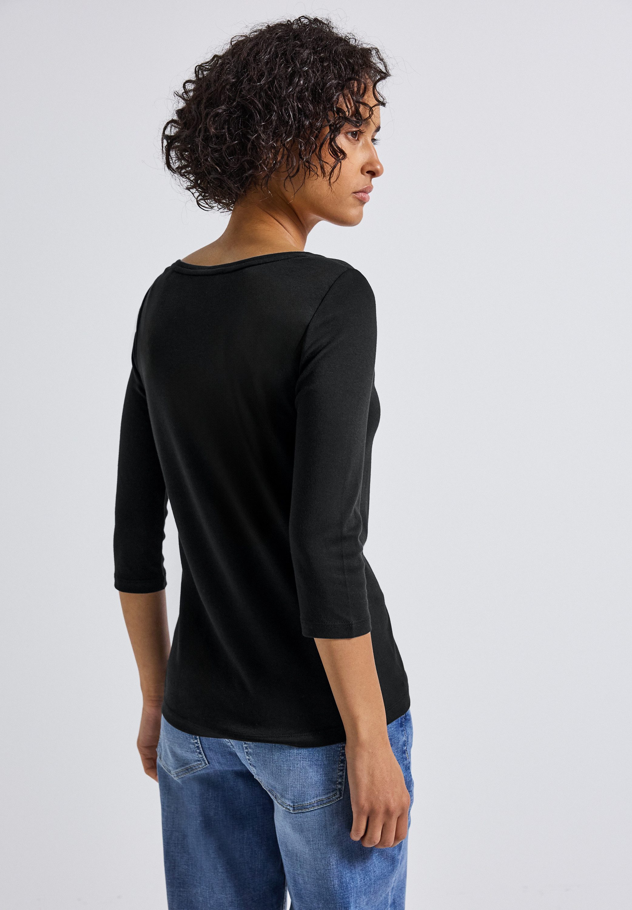 STREET ONE 3/4-Arm-Shirt im soften Baumwoll-Mix günstig online kaufen
