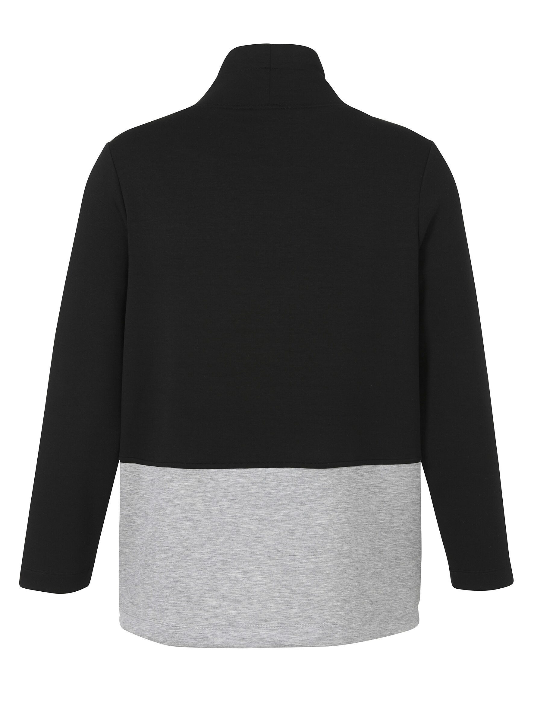 VIA APPIA DUE Sweatshirt (1-tlg) mit Motiv aus Silbersteinchen, große Größen