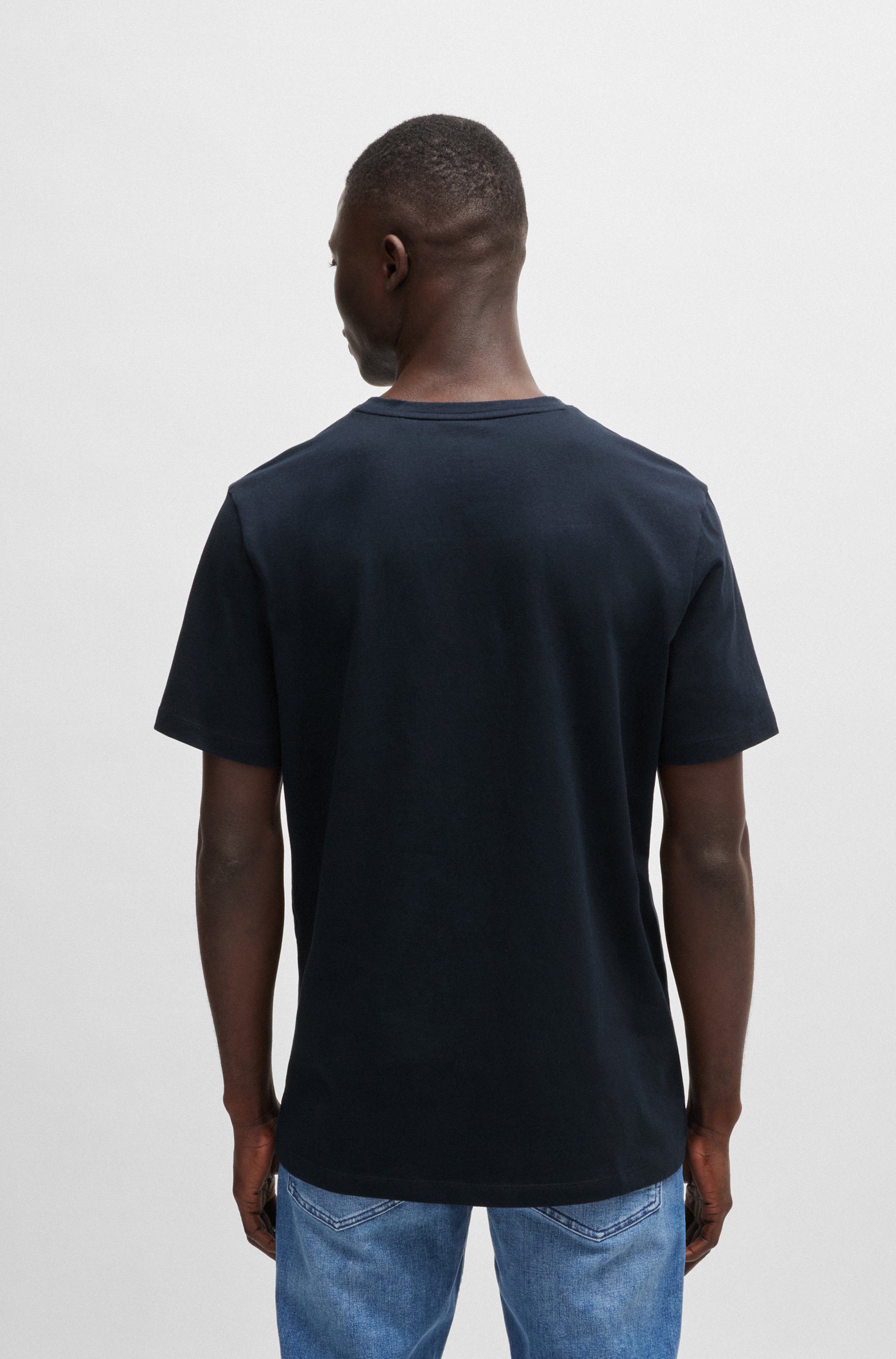 BOSS ORANGE T-Shirt Tales mit BOSS Stickerei auf der Brust günstig online kaufen