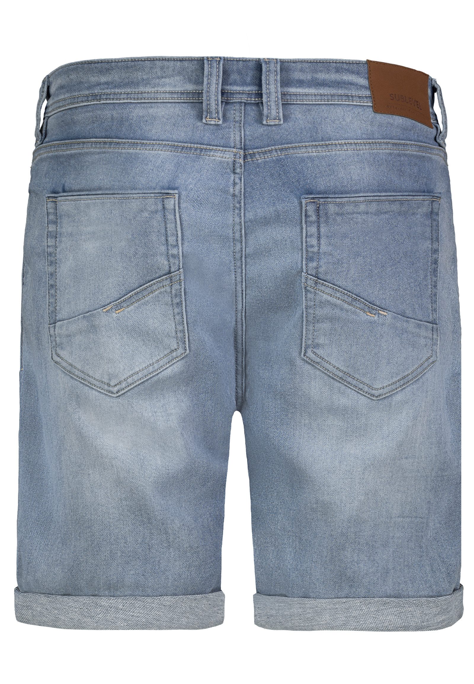 SUBLEVEL Jeansbermudas Herren Jeans Shorts kurze günstig online kaufen
