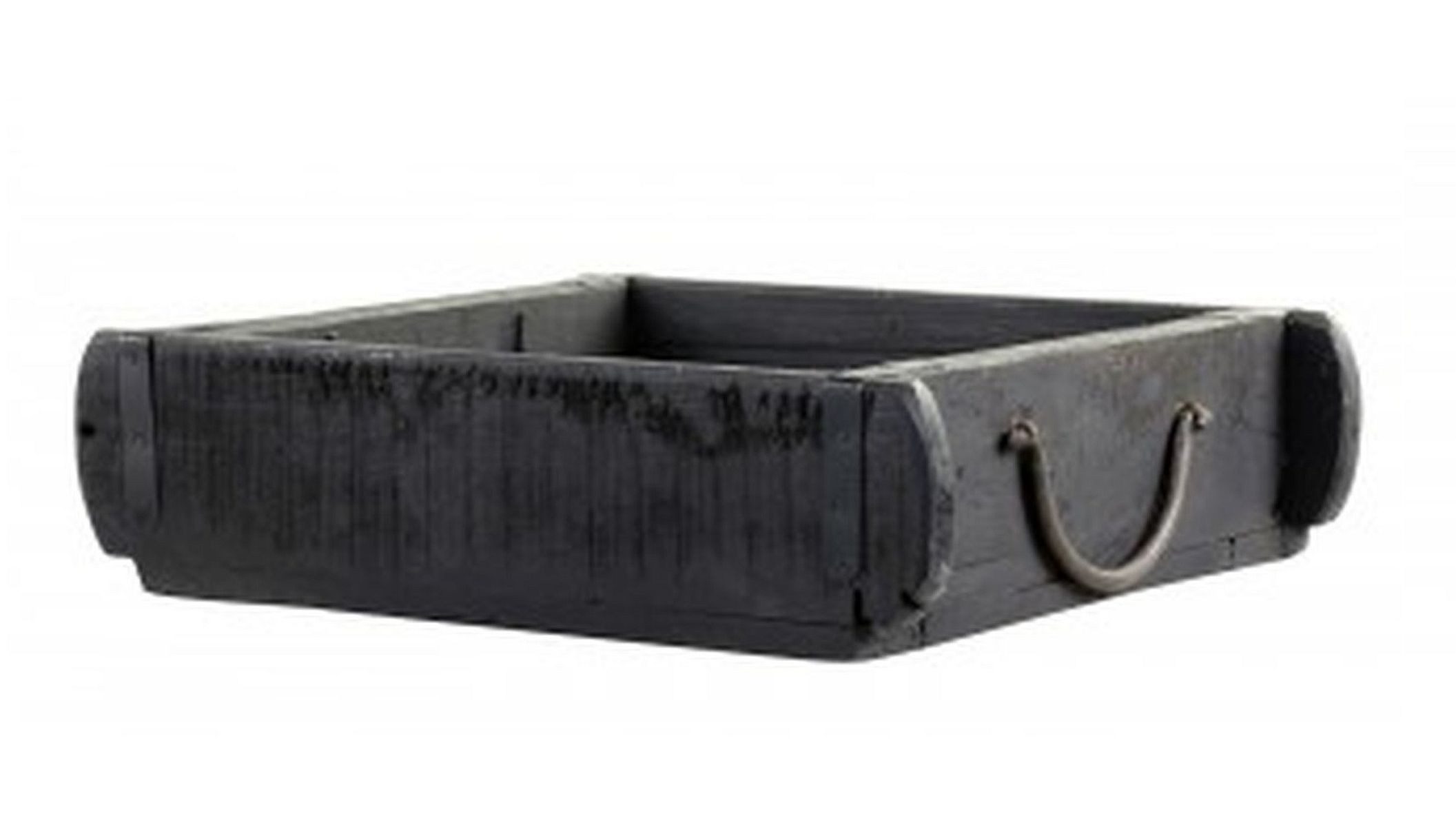 Chic Antique Holzkiste Ziegelform Backsteinform Kiste 1 großes Fach 23cm Chic Antique