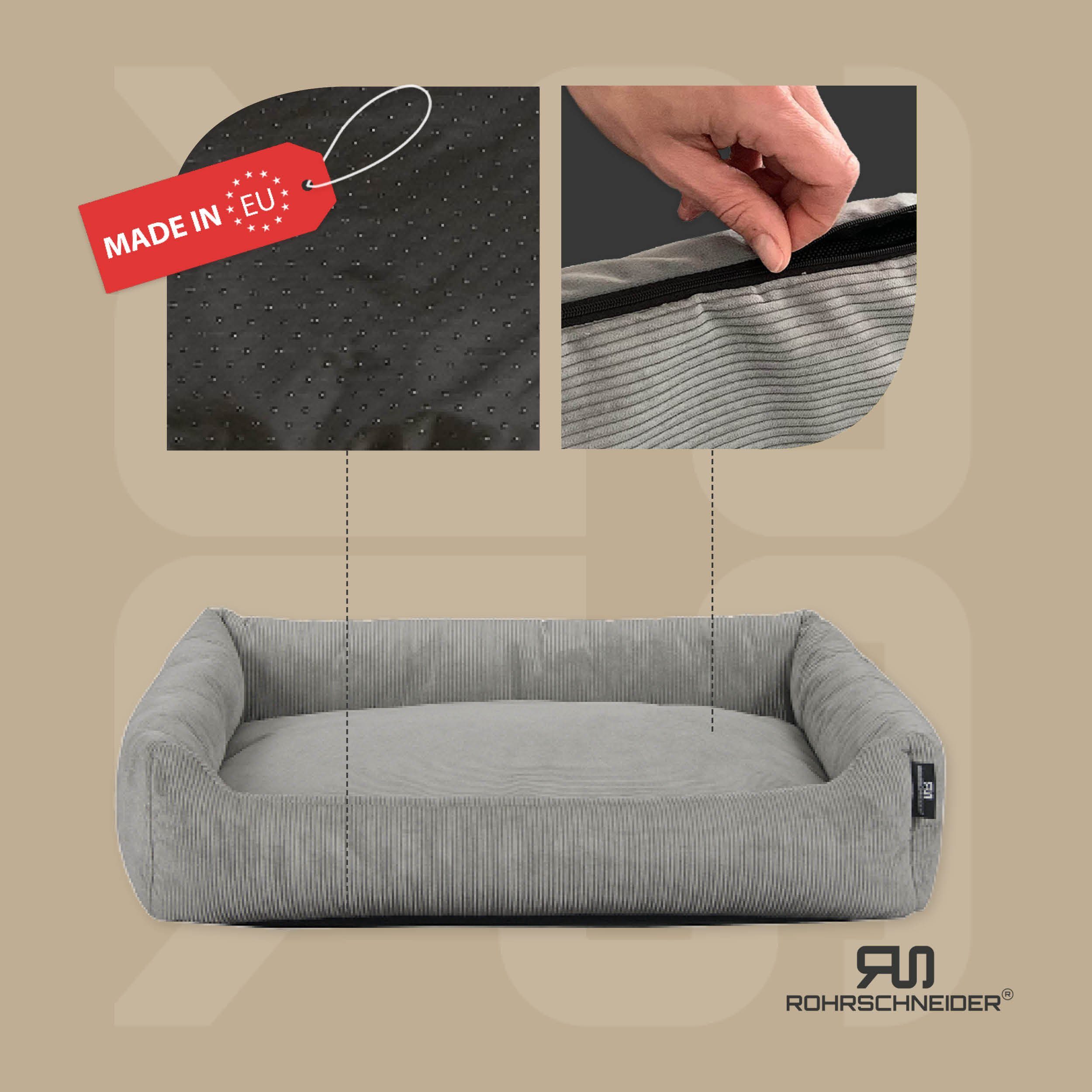 Rohrschneider Tierbett Hundebett Hundekorb Cordstoff, inkl. günstig online kaufen