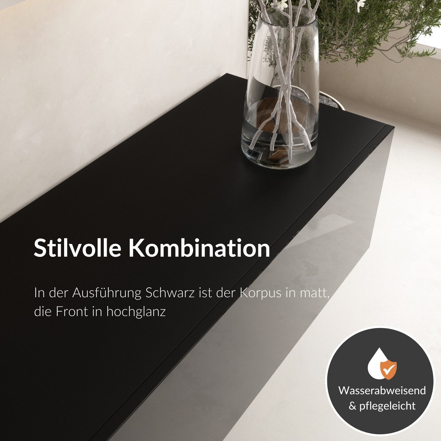 Planetmöbel TV-Board WEST (TV Lowboard, Fernsehschrank hängend oder stehend günstig online kaufen