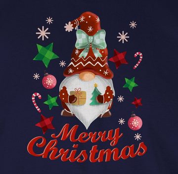 Shirtracer Rundhalsshirt Weihnachtlicher Wichtel - Weihachten Kleidung - Herren Langarmshirt weihnachtsoutfit wichtel - langarmshirt weihnachten