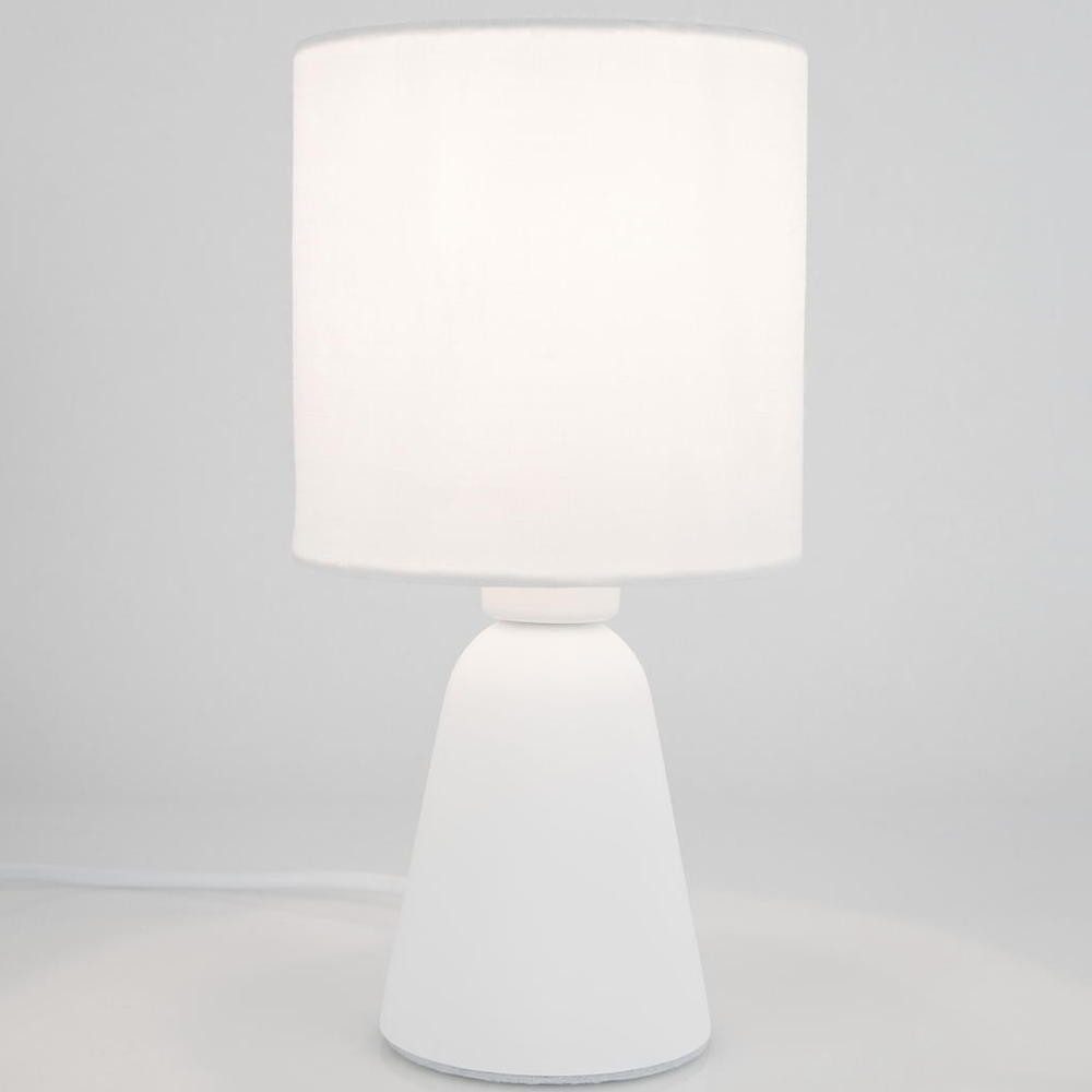 Nova Luce Tischleuchte Tischleuchte Zero in Weiß E14, keine Angabe, Leuchtmittel enthalten: Nein, warmweiss, Tischleuchte, Nachttischlampe, Tischlampe