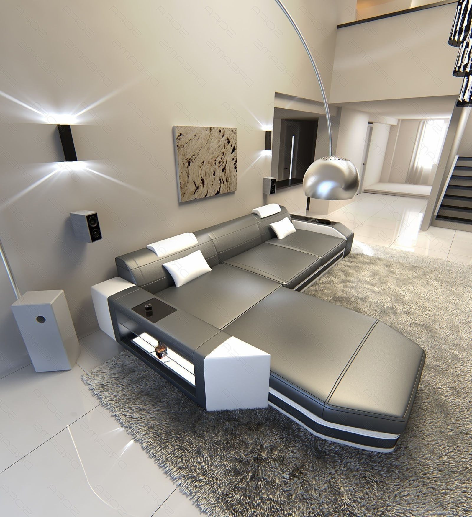 Sofa Dreams Ecksofa Ledersofa Prato L günstig online kaufen