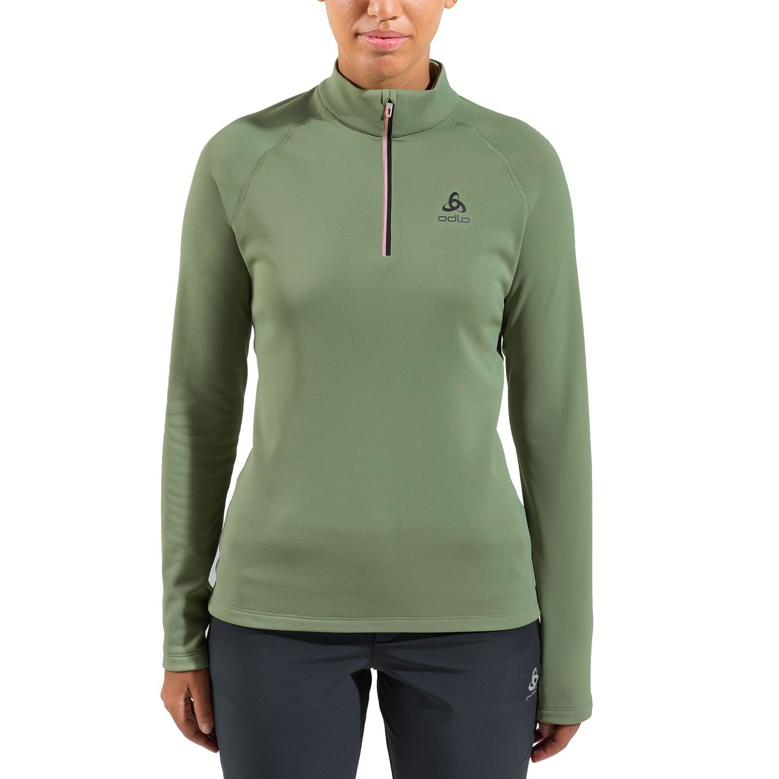 Odlo Trainingspullover Midlayer Halfzip Besso mit weicher aufgebürsteter Innenseite