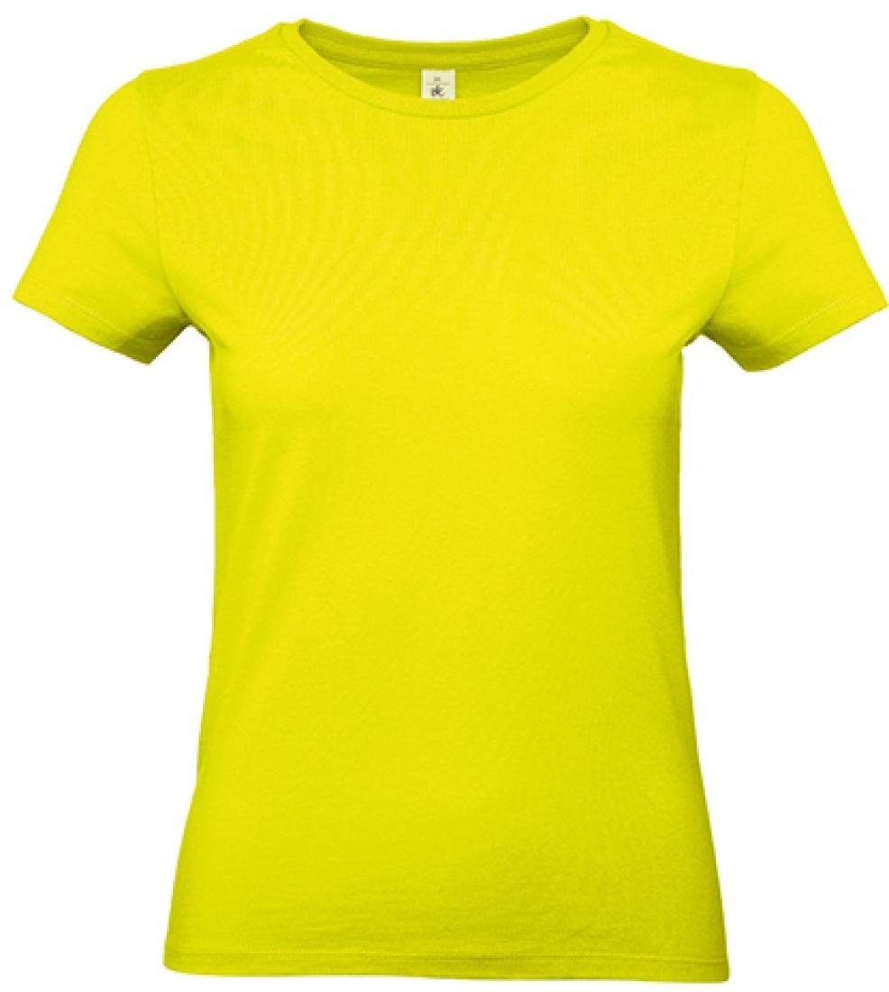 Rundhalsshirt Damen T-Shirt 100 E190