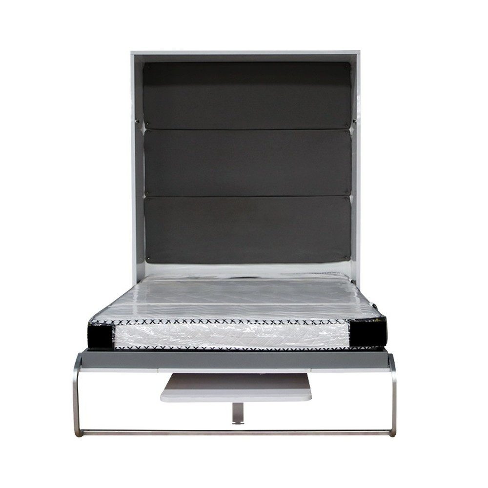 JVmoebel Schrankbett Platzsparendes Wandbett in Grau mit integriertem Schrankmechanismus (Schrankbett, 1-St., Schrankbett) Made in Europa
