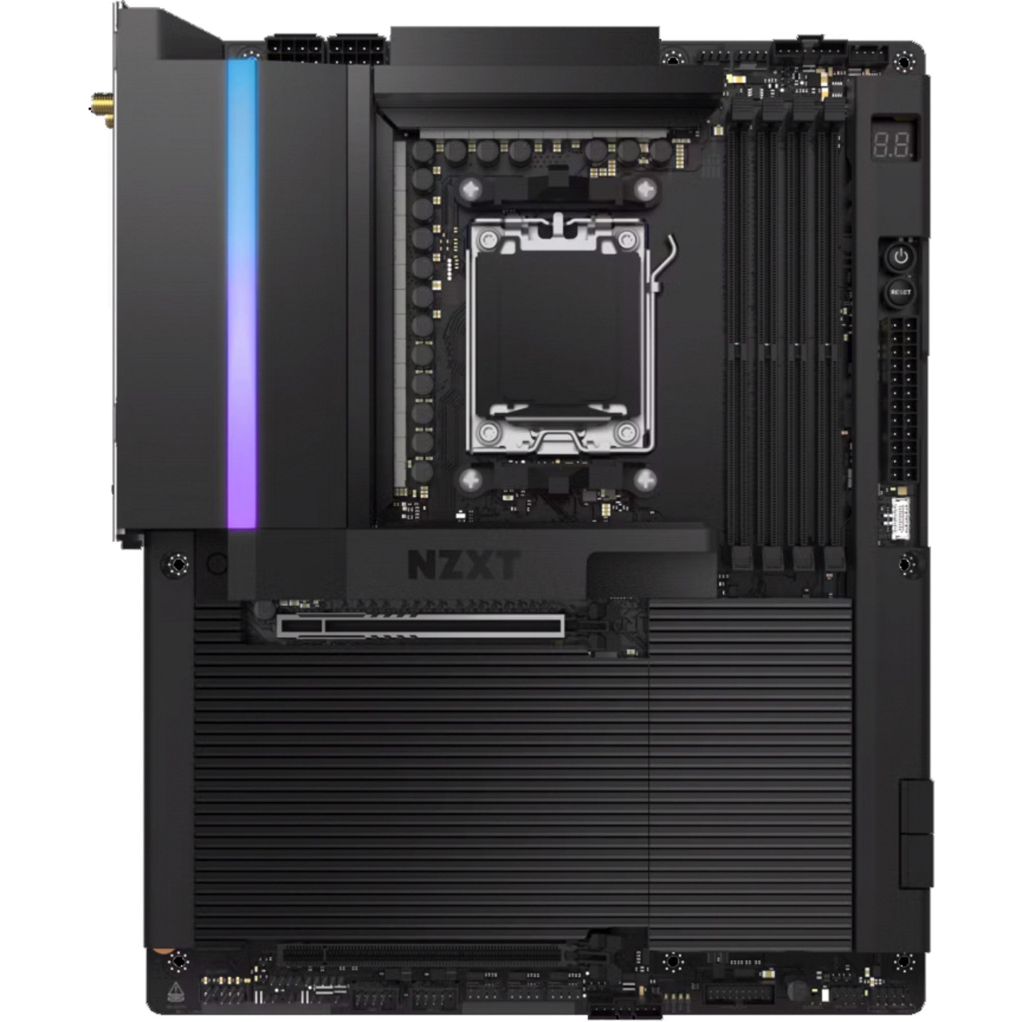 NZXT NZXT N9 X870E Black, Mainboard Mainboard RGB Fusion