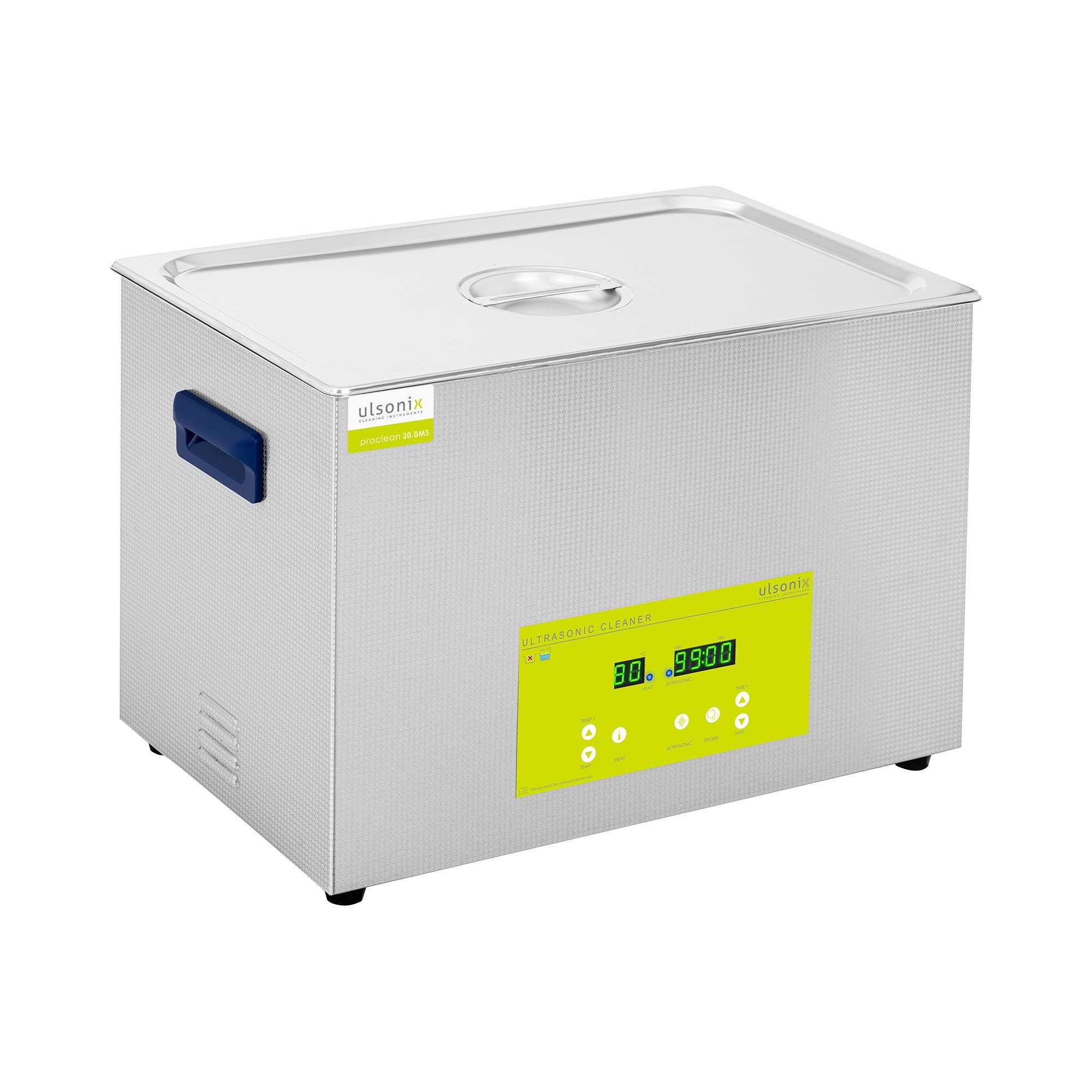 Ulsonix Ultraschallreiniger 30 L Ultraschallgerät Degas Ultraschall Reiniger 600W Ablasshahn Timer, verschiedene Größen