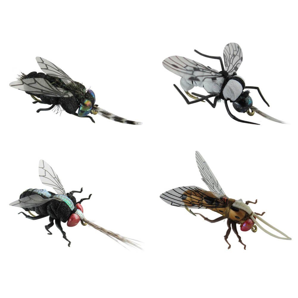Kunstköder Jenzi Insektenimitate XL 4Stk. Fliege Schildlaus Fliege Fliege