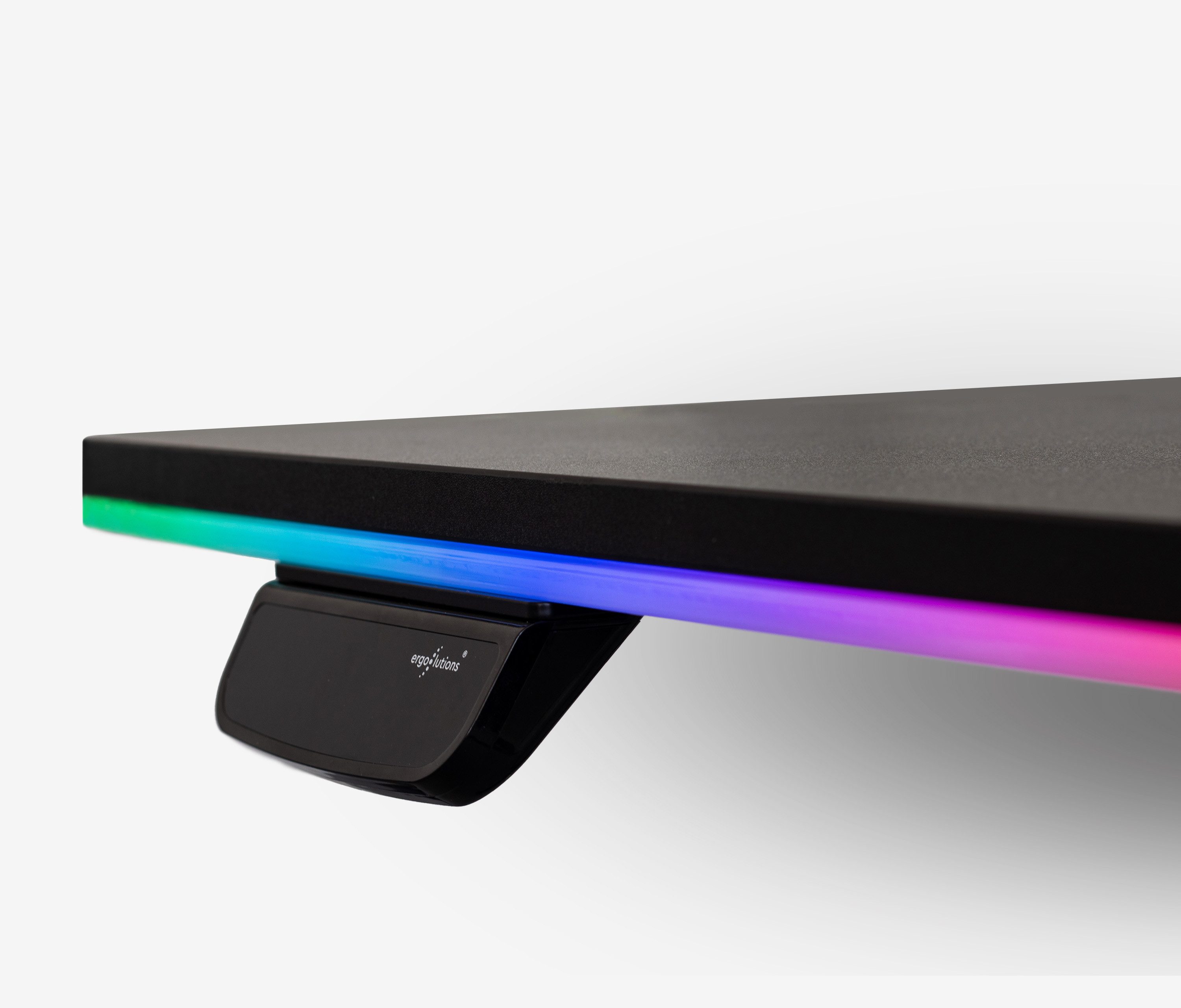 Ergolutions Tischplatte RGB - Gamingtischplatte, 5 Jahre Garantie / verschiedene Modi / 8 Farben