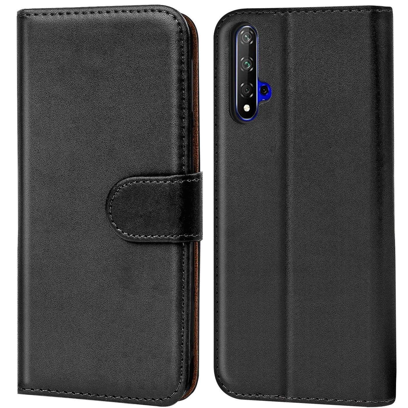 CoolGadget Handyhülle Wallet Klapp Tasche Book Case für Honor 20 6,3 Zoll, Hülle Klapphülle Flip Cover Etui Schutzhülle