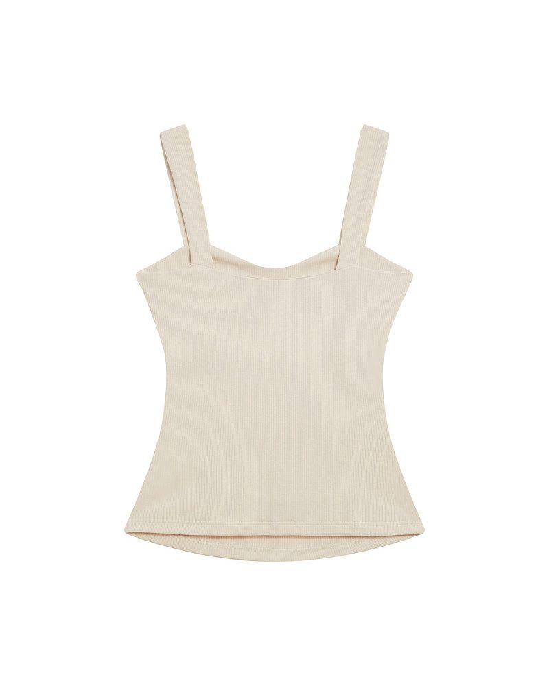 Grace & Mila Shirttop WYAN - Top - Top Damen - Tanktop - Trägertop - geripptes Top Damen