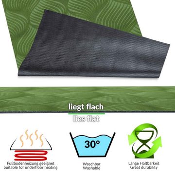 Küchenläufer Küchenläufer Teppichläufer Läufer Textil BAKER Premium Ornament Robus, ANRO, Rechteckig, Höhe: 3 mm, Genarbt PVC