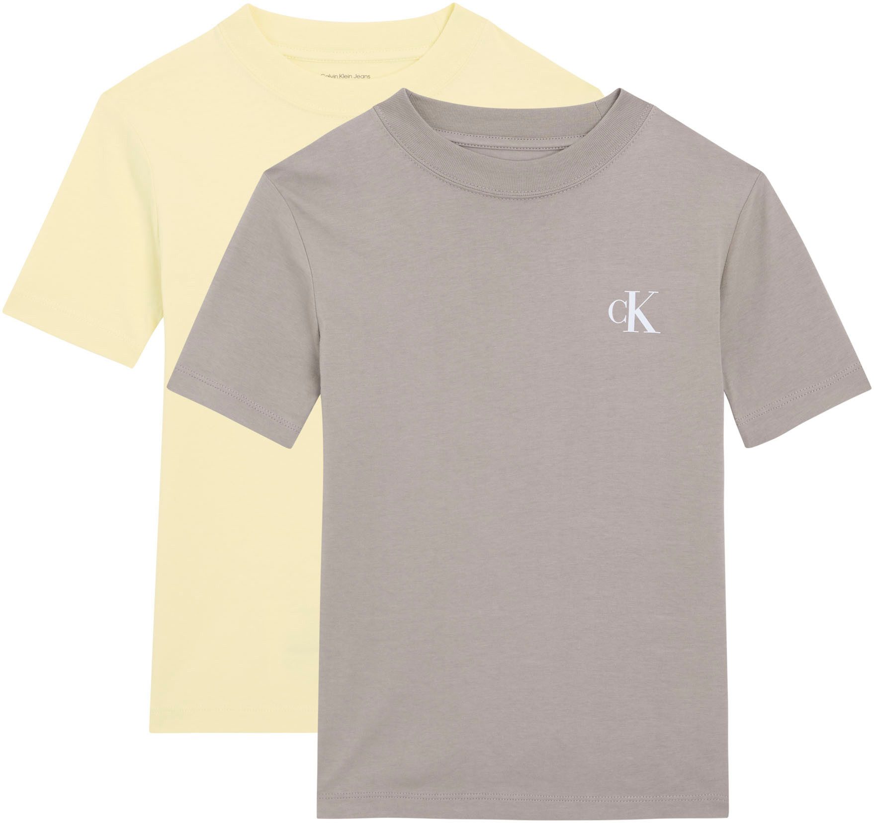 Calvin Klein Jeans T-Shirt 2-PACK MONOGRAM TOP (2-tlg) Regular fit für Kinder, 2er-Set