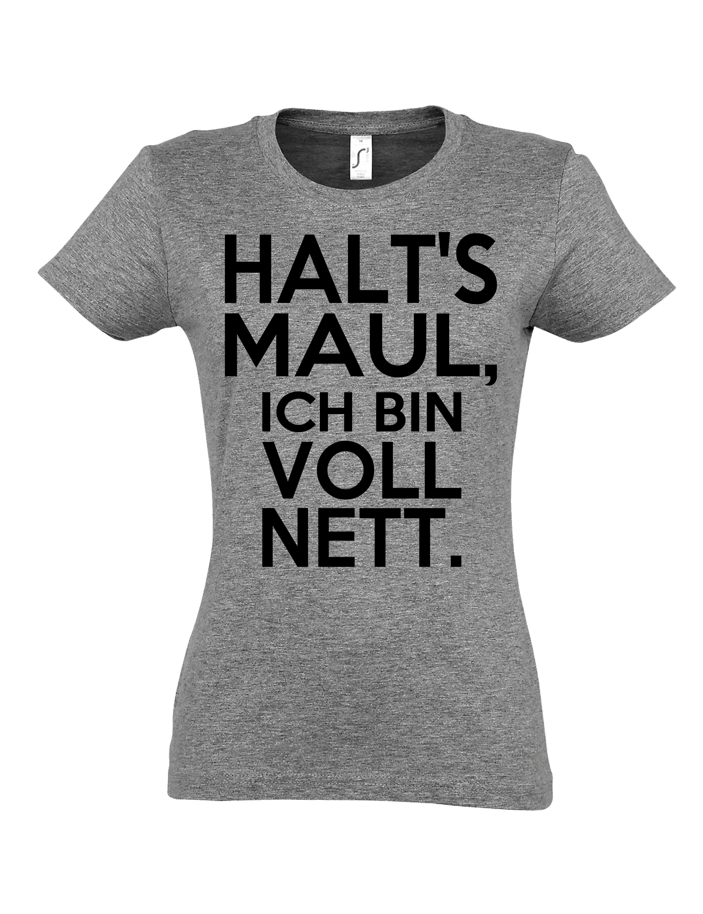 Youth Designz Print-Shirt Damen T-Shirt "Halts günstig online kaufen