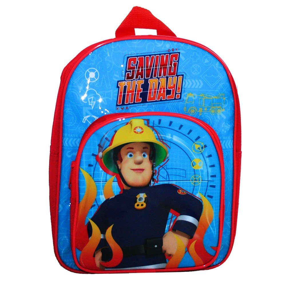 Feuerwehrmann Sam Kinderrucksack Kinder Rucksack Feuerwehrmann Sam 31 x 24 x 11 cm Saving the Day