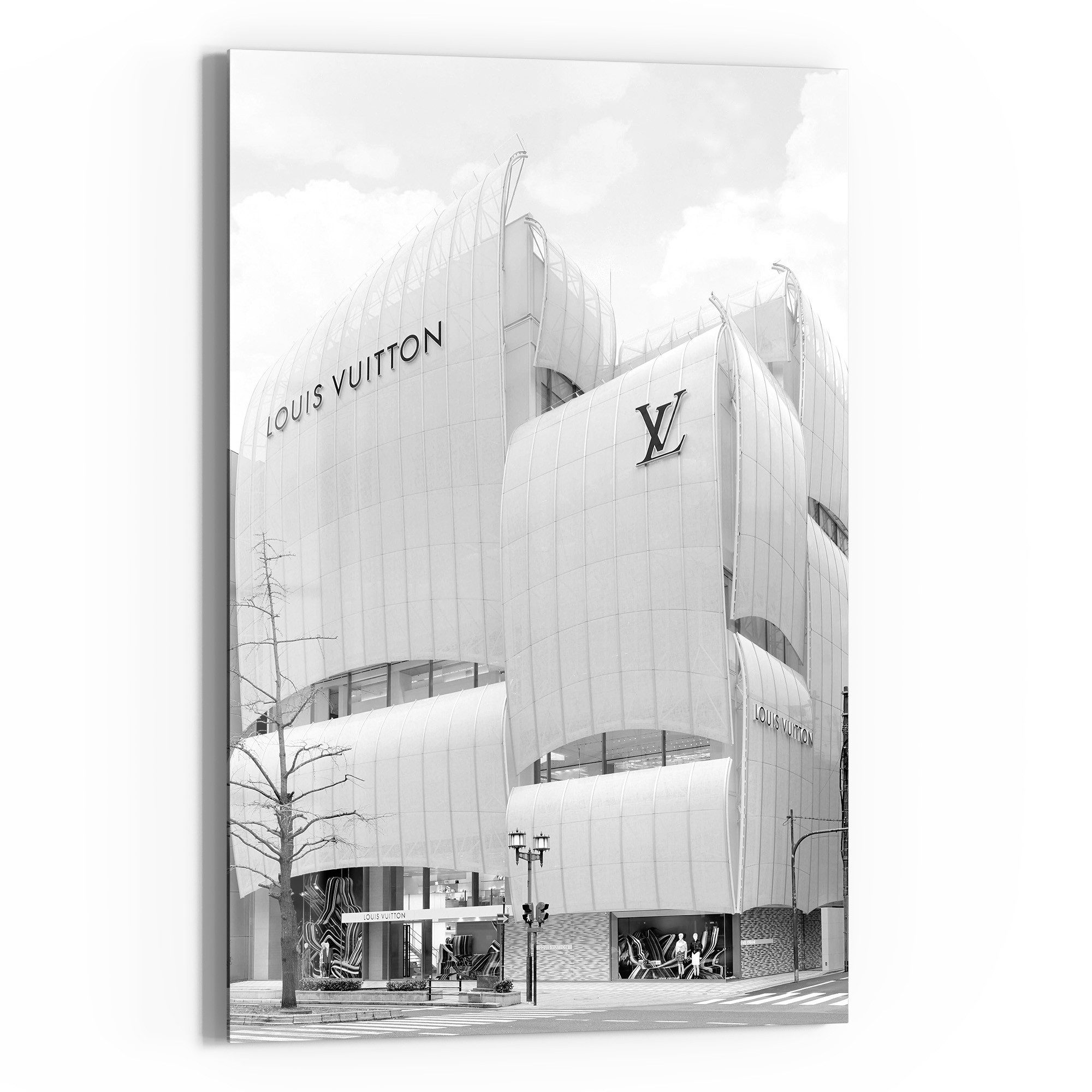 DEQOART Glasbild 'Wellen der Eleganz', 'Wellen der Eleganz', Glas Wandbild günstig online kaufen