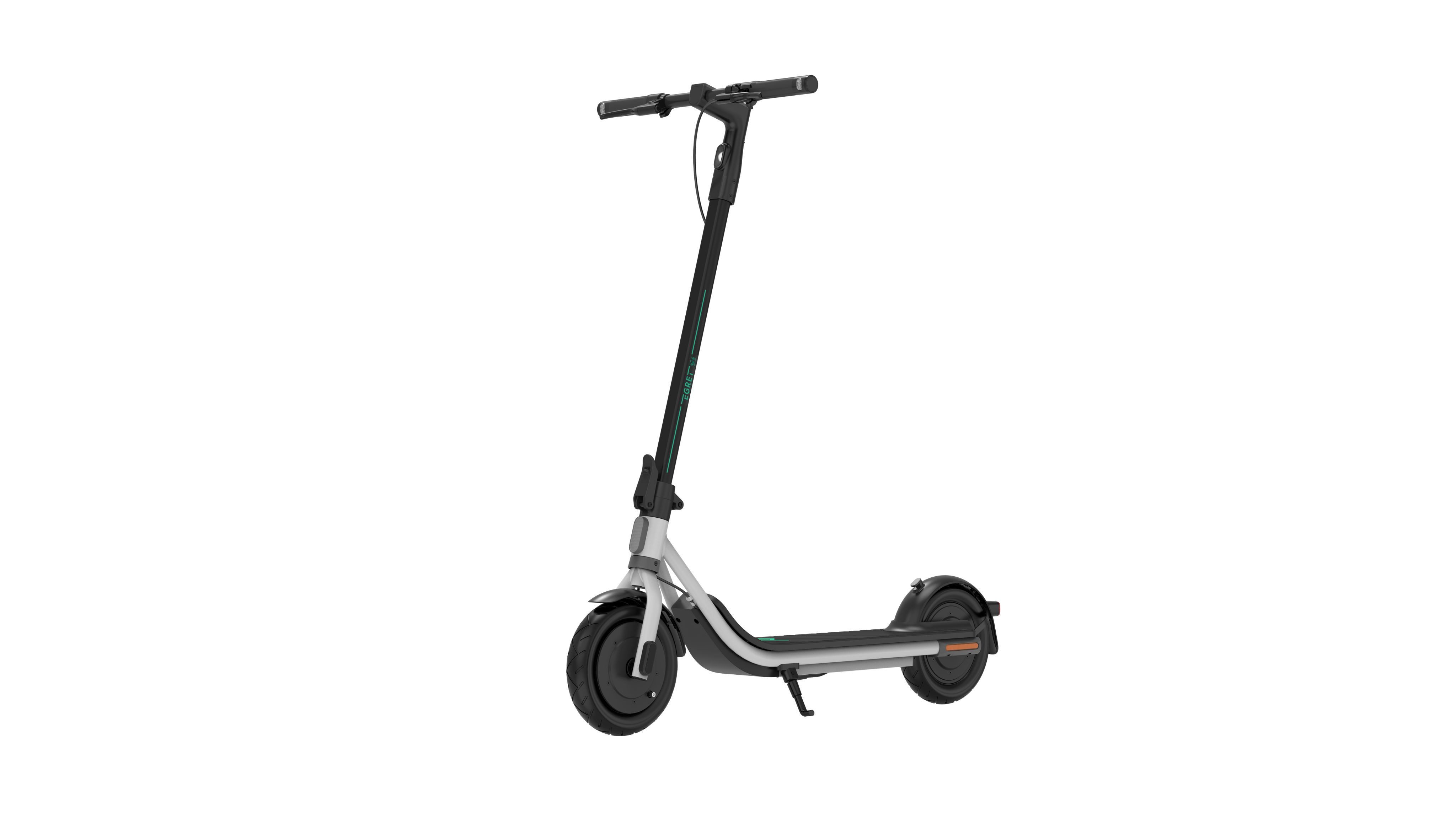 Egret E-Scooter Egret Ey! S Street legal, 350 W, 20 km/h, (Set, 5 tlg., Betriebsanleitung, Ladegerät, Montagewerkzeug, Scooter), Schlauchlos