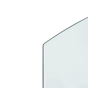 vidaXL Tischplatte Kaminofen Glasplatte 100x60 cm (1 St)
