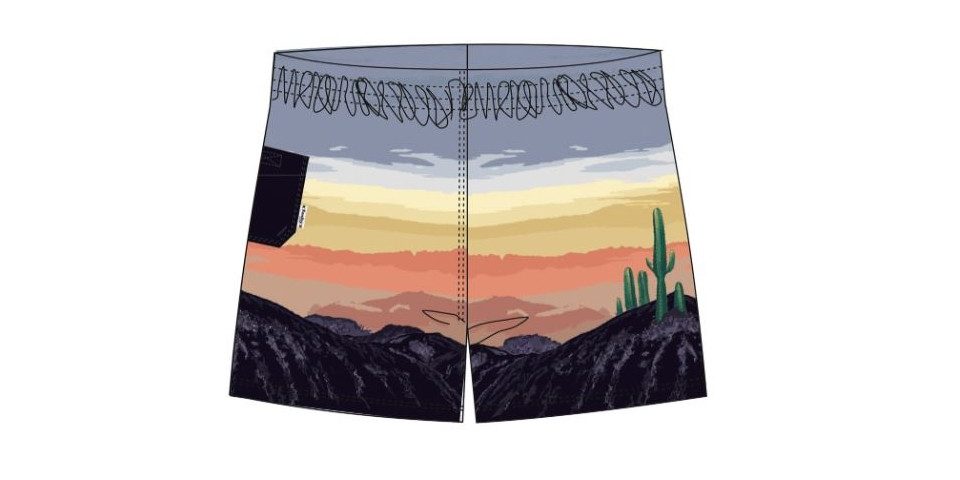 Fashy Badeshorts Beachshort Herrem multicolor